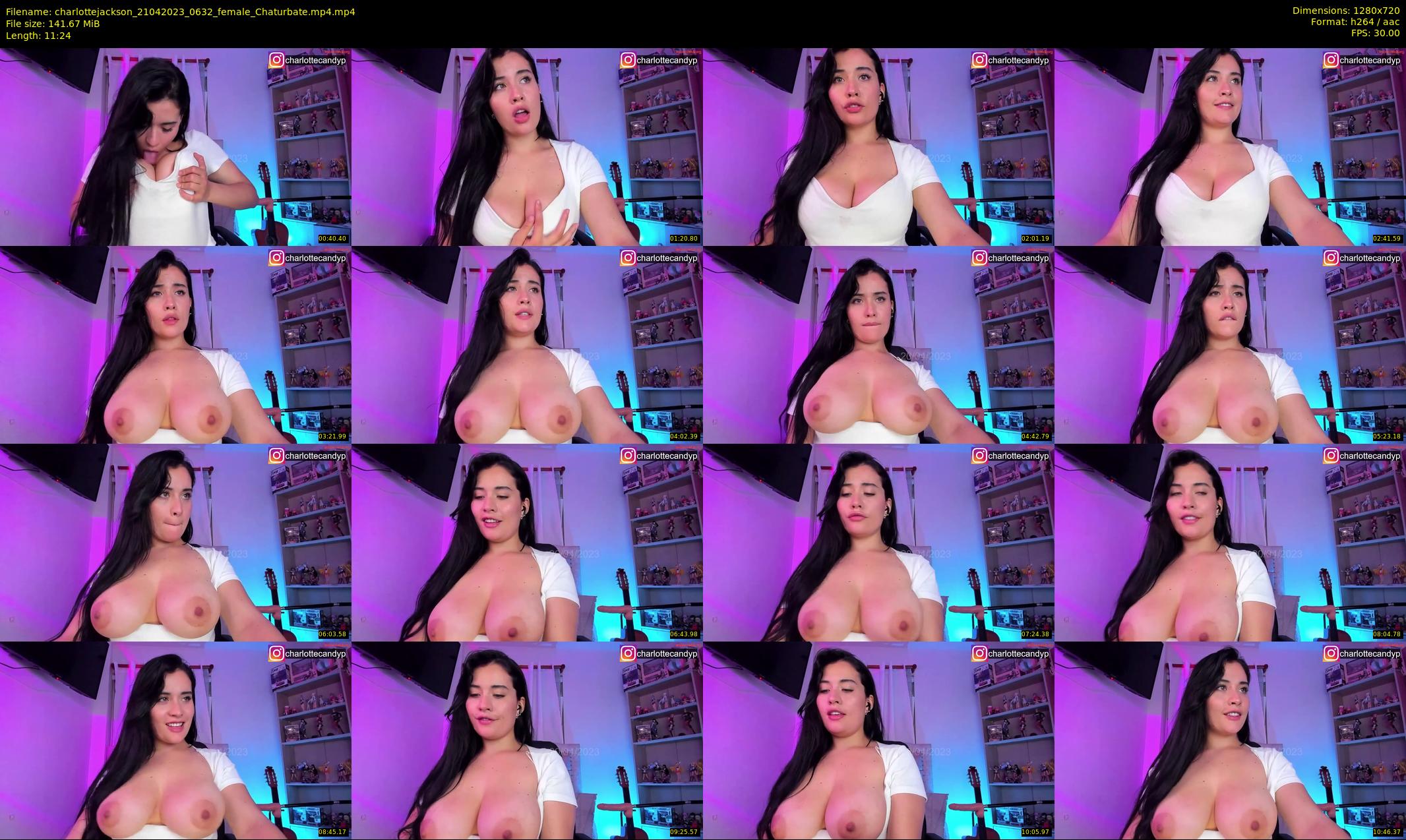 charlottejackson — 12 minute Chaturbate female cam show recording, 720p, Apr 21, 2023