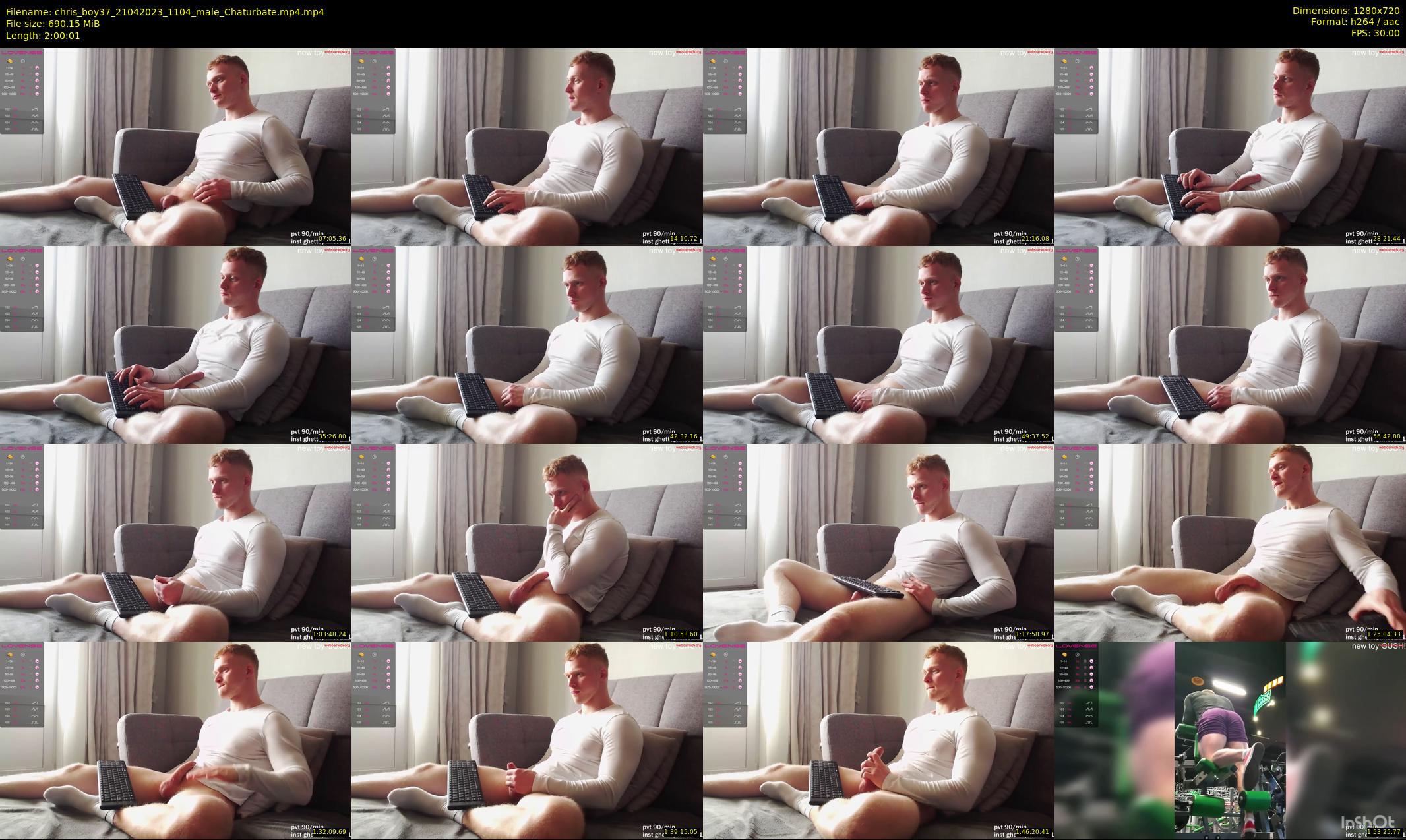 chris_boy37 — 121 minute Chaturbate male cam show recording, 720p, Apr 21, 2023