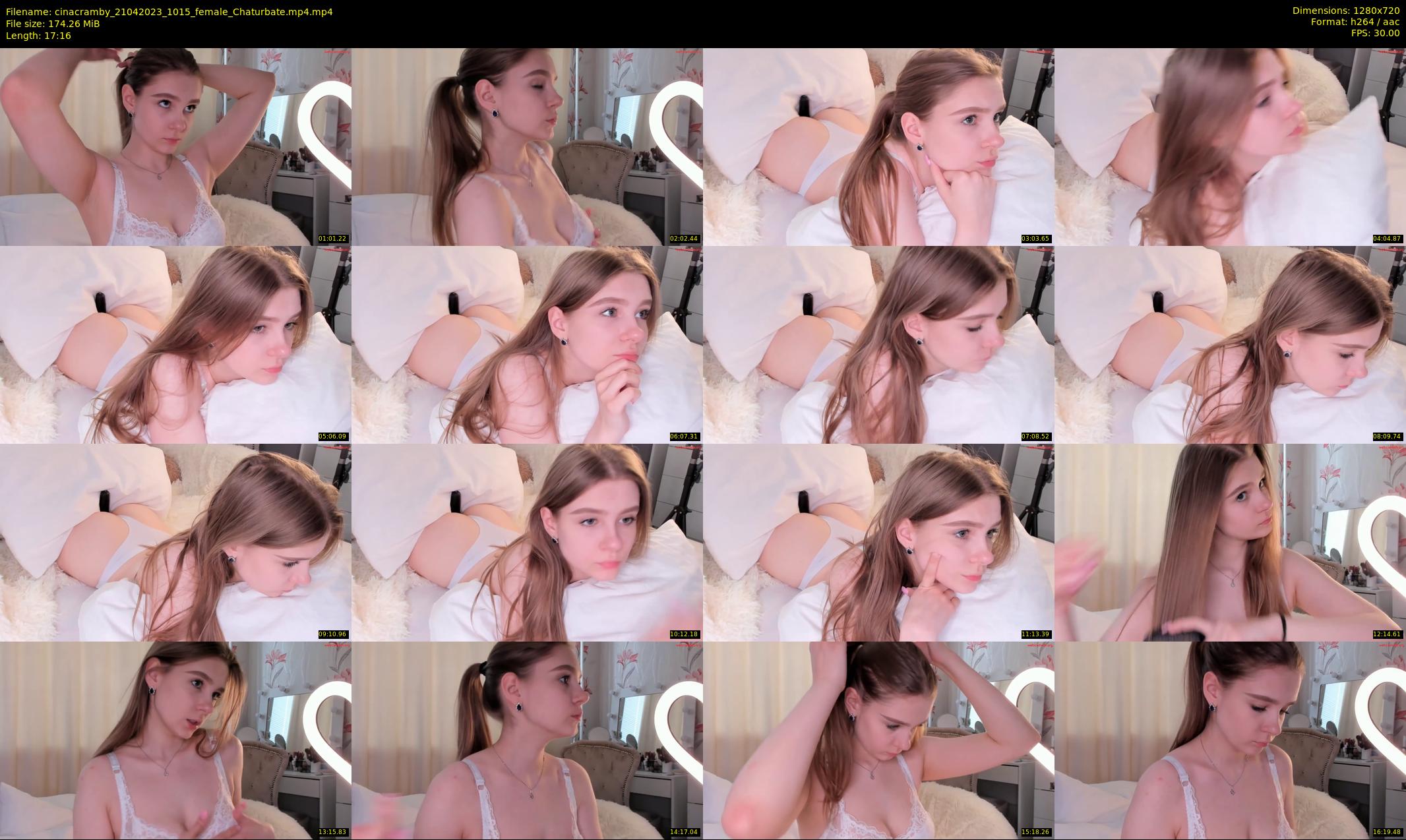 cinacramby — 18 minute Chaturbate female cam show recording, 720p, Apr 21, 2023