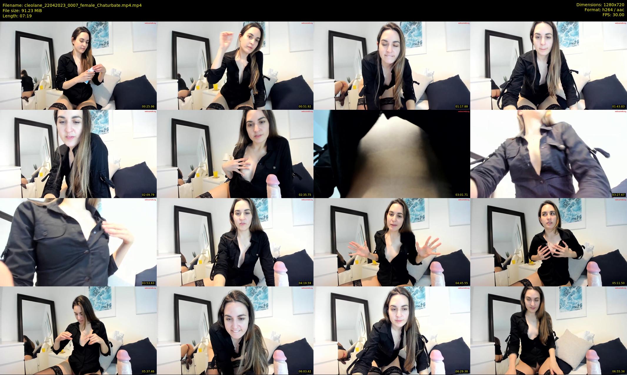 cleolane — 8 minute Chaturbate female cam show recording, 720p, Apr 22, 2023