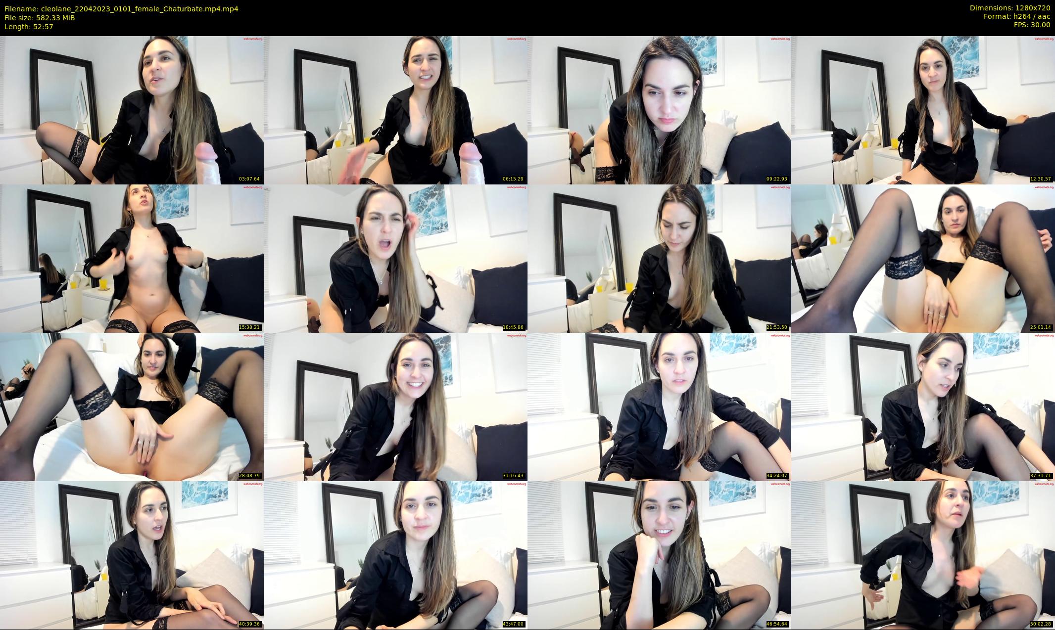 cleolane — 53 minute Chaturbate female cam show recording, 720p, Apr 22, 2023