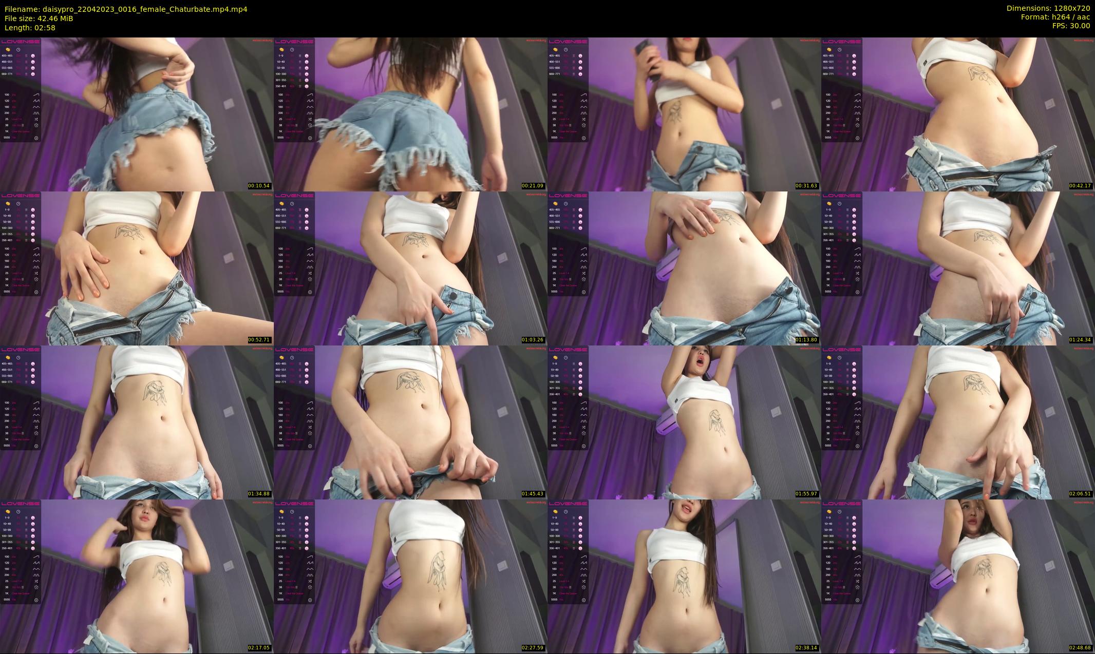 daisypro — 3 minute Chaturbate couple cam show recording, 720p, Apr 22, 2023