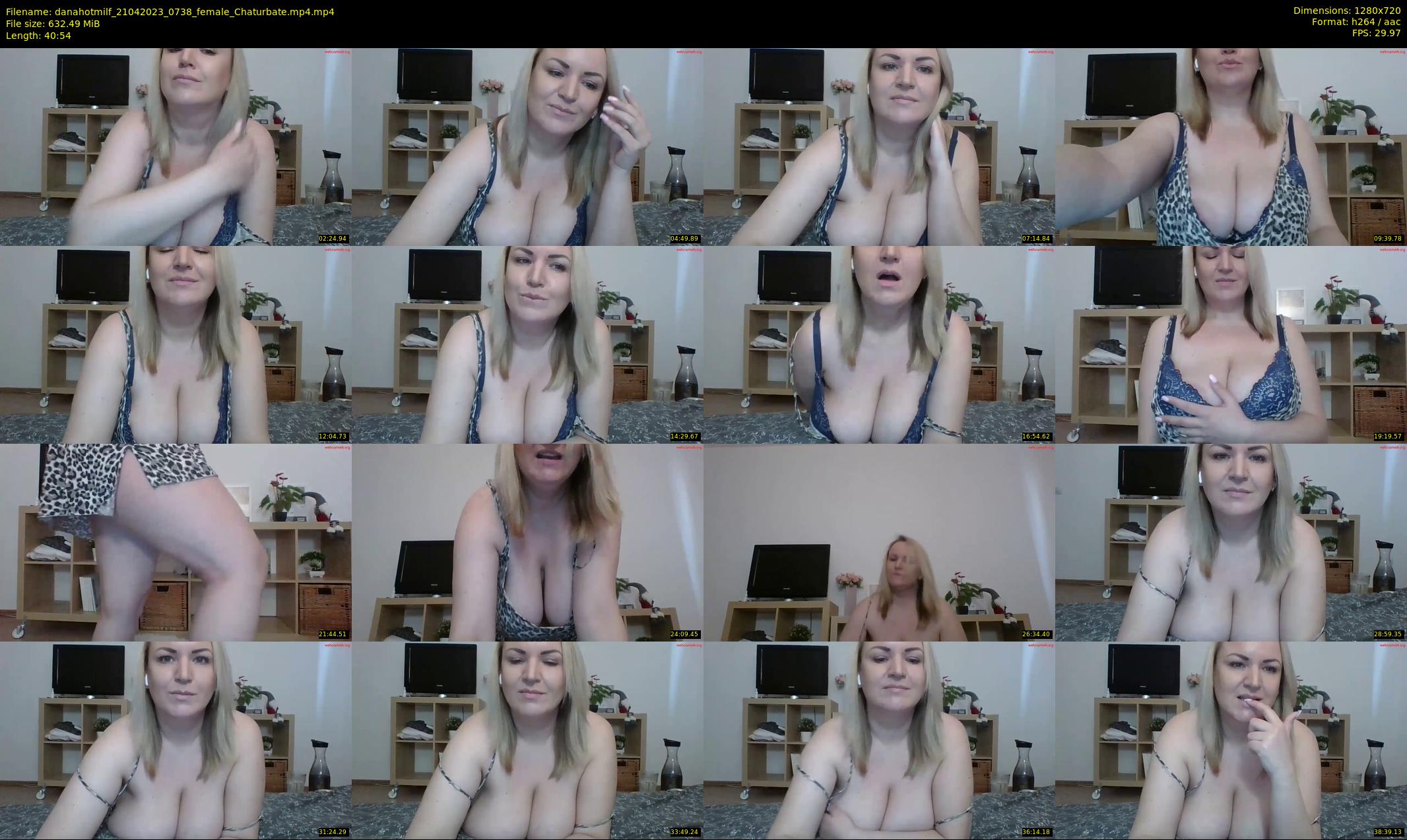 danahotmilf — 41 minute Chaturbate female cam show recording, 720p, Apr 21, 2023