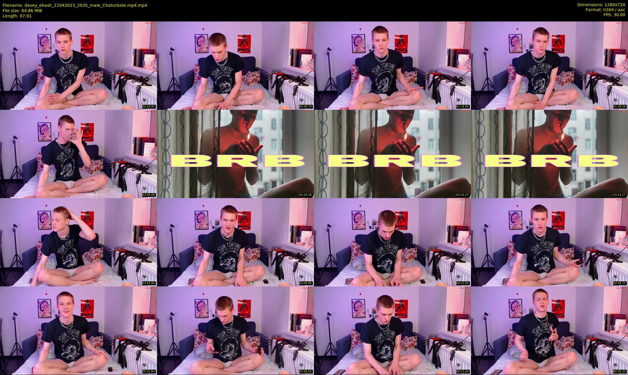 davey_ebash — 8 minute Chaturbate male cam show recording, 720p, Apr 21, 2023