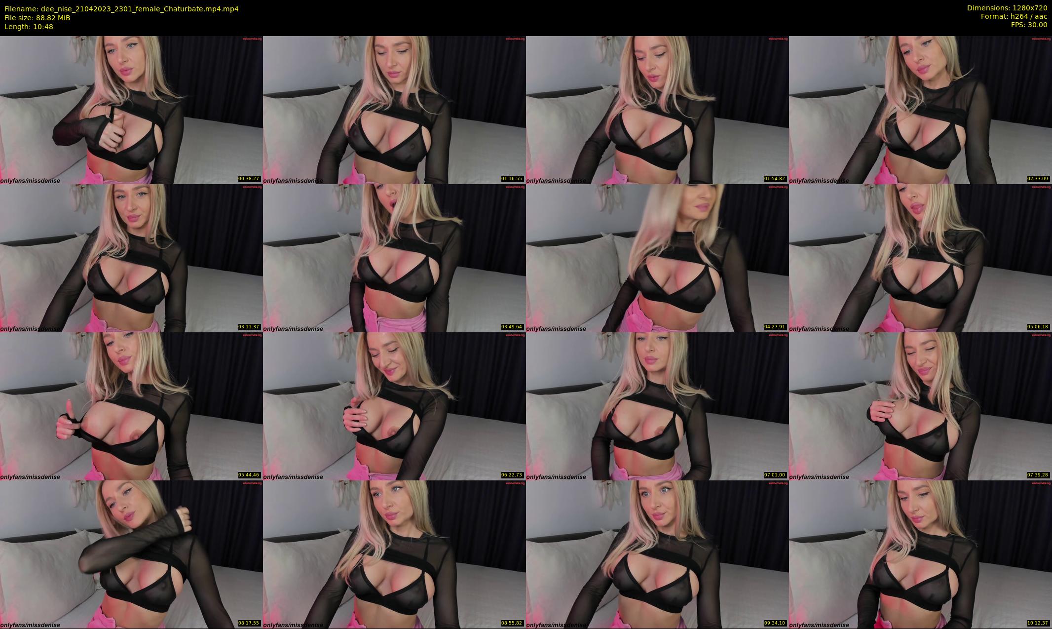 dee_nise — 11 minute Chaturbate female cam show recording, 720p, Apr 21, 2023