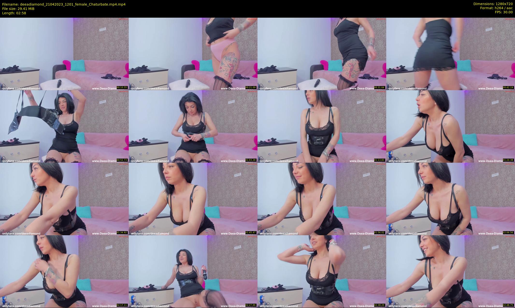 deeadiamond — 3 minute Chaturbate female cam show recording, 720p, Apr 21, 2023