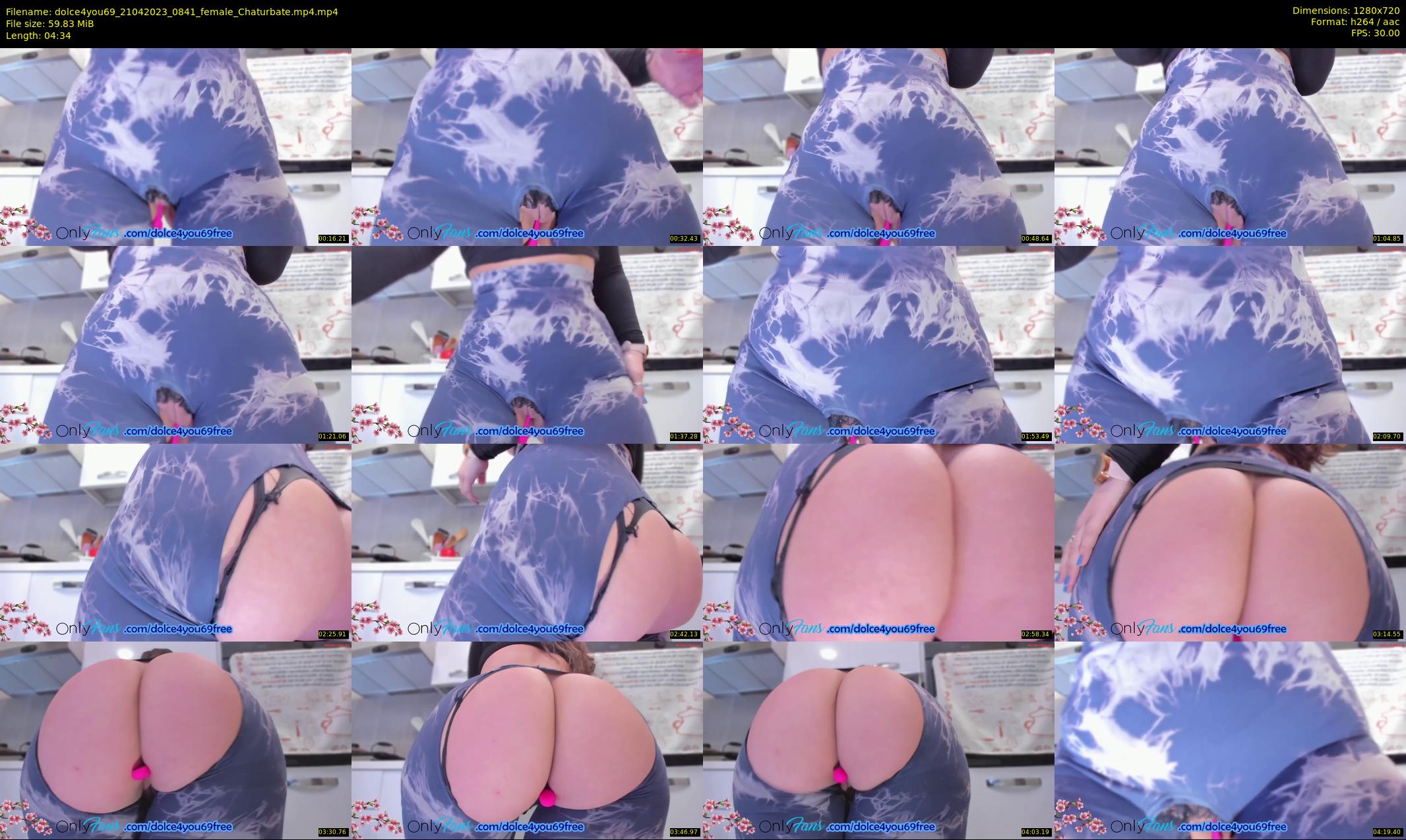 dolce4you69 — 5 minute Chaturbate female cam show recording, 720p, Apr 21, 2023