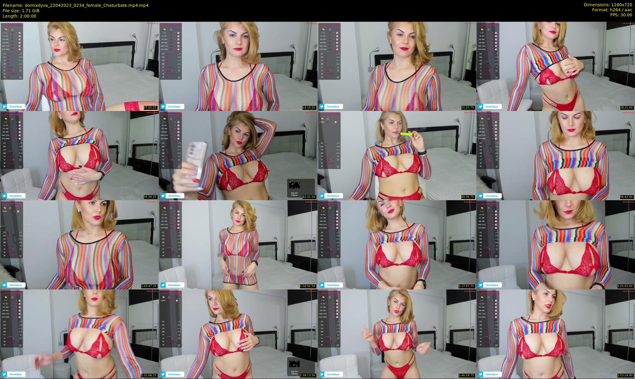 domixdyva — 120 minute Chaturbate female cam show recording, 720p, Apr 22, 2023