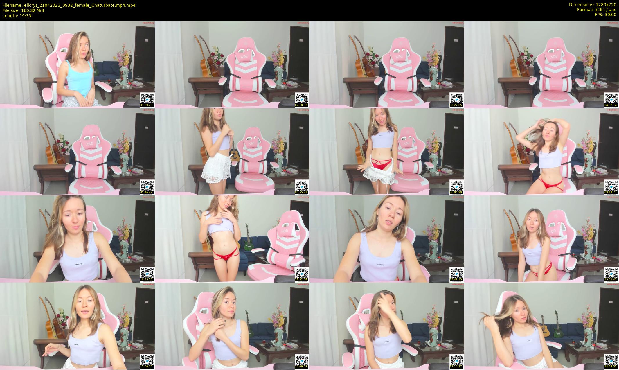 ellcrys — 20 minute Chaturbate couple cam show recording, 720p, Apr 21, 2023