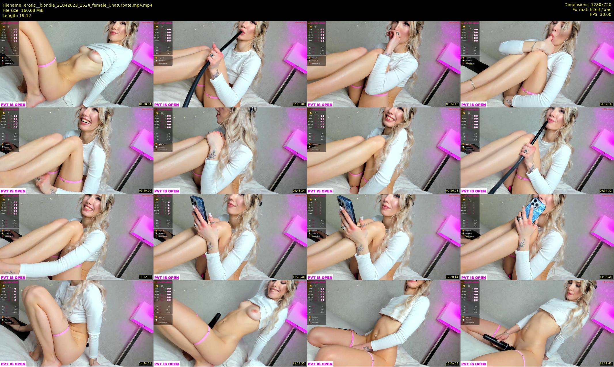 erotic__blondie — 20 minute Chaturbate female cam show recording, 720p, Apr 21, 2023