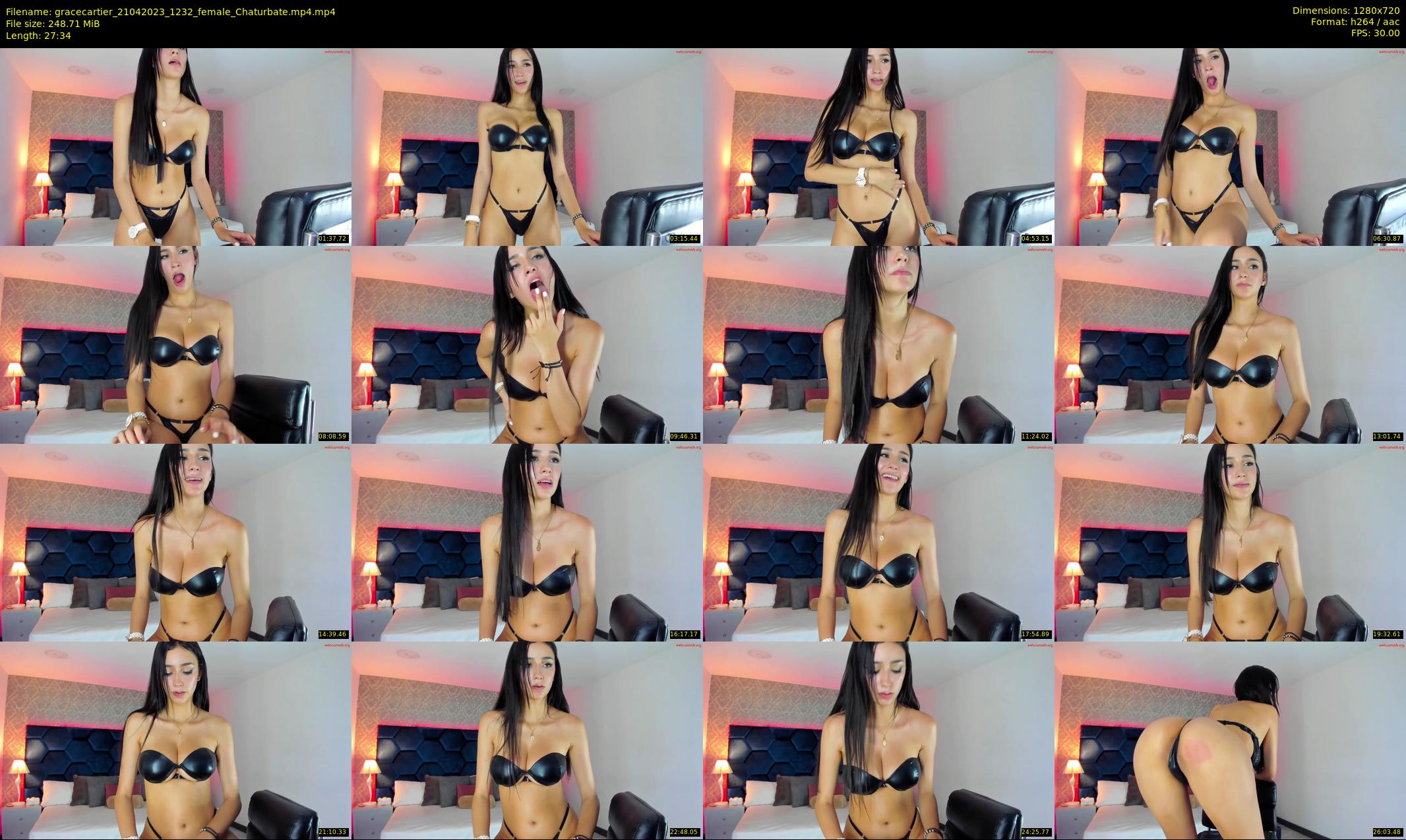gracecartier — 28 minute Chaturbate female cam show recording, 720p, Apr 21, 2023