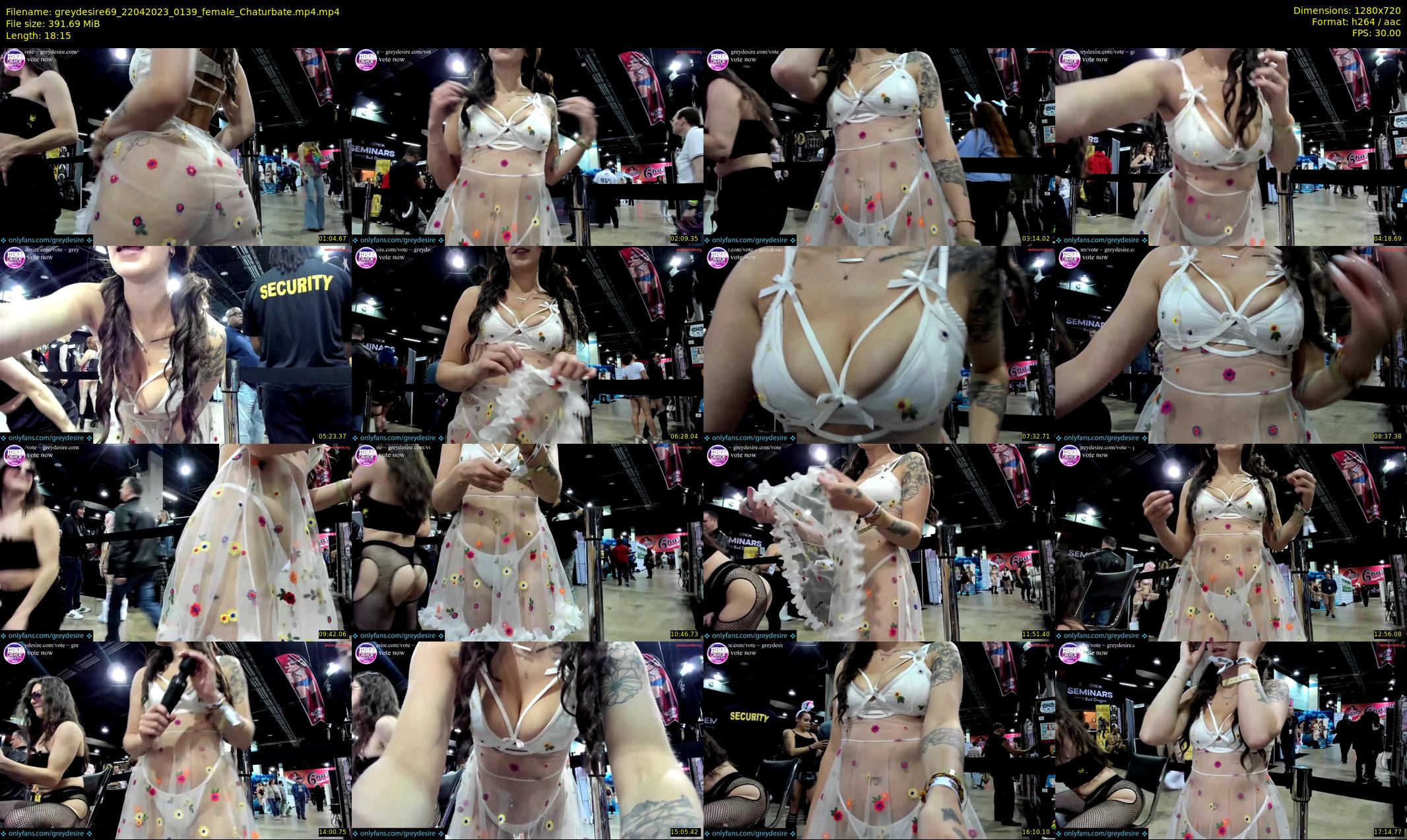 greydesire69 — 19 minute Chaturbate female cam show recording, 720p, Apr 22, 2023