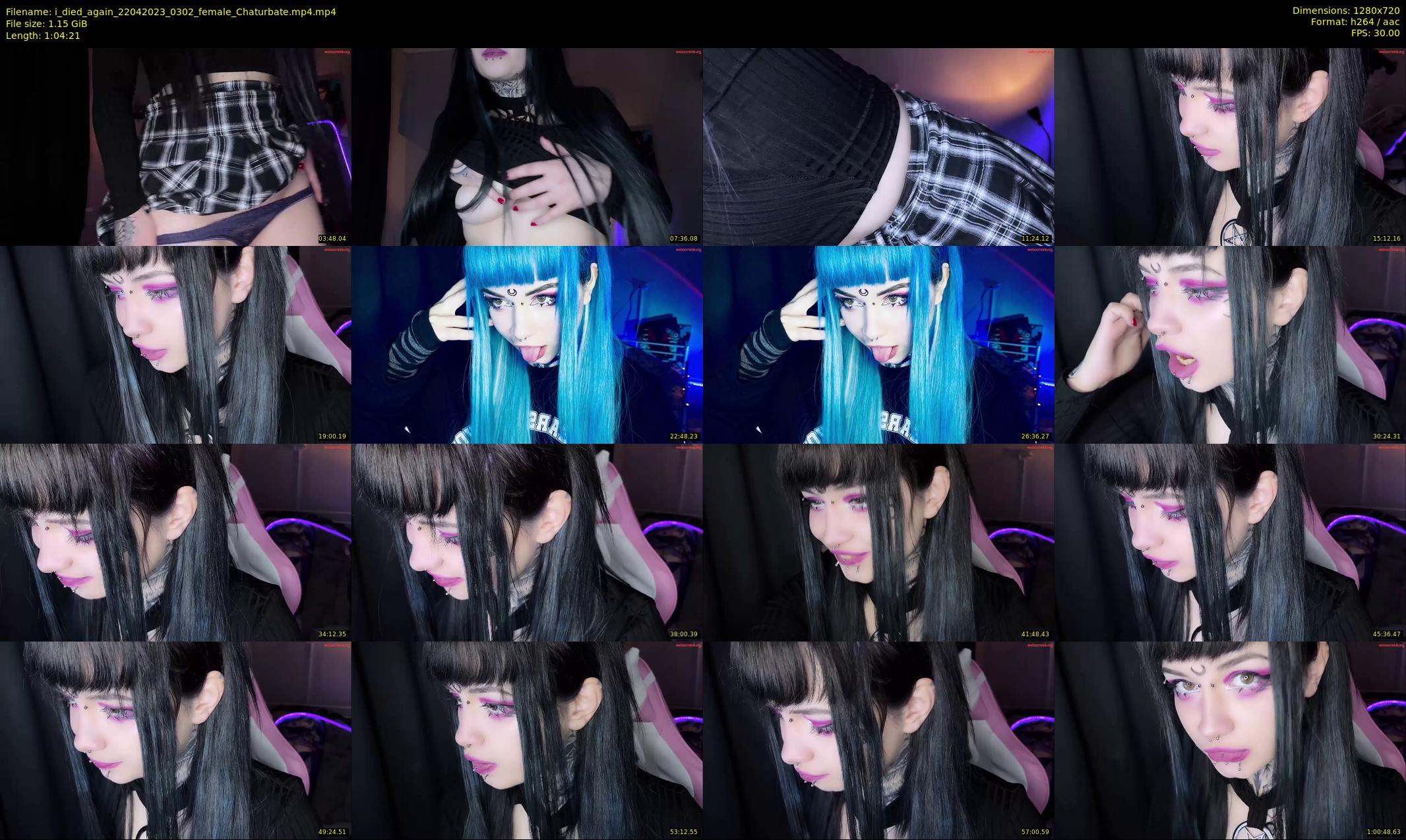 i_died_again — 65 minute Chaturbate female cam show recording, 720p, Apr 22, 2023