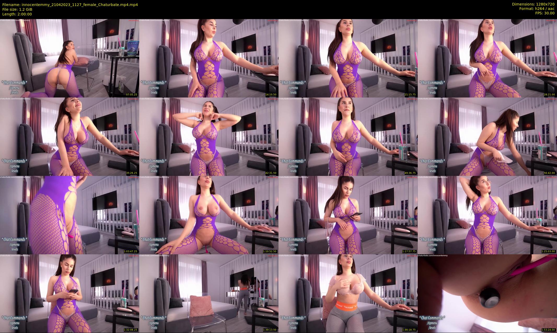 innocentemmy — 120 minute Chaturbate female cam show recording, 720p, Apr 21, 2023