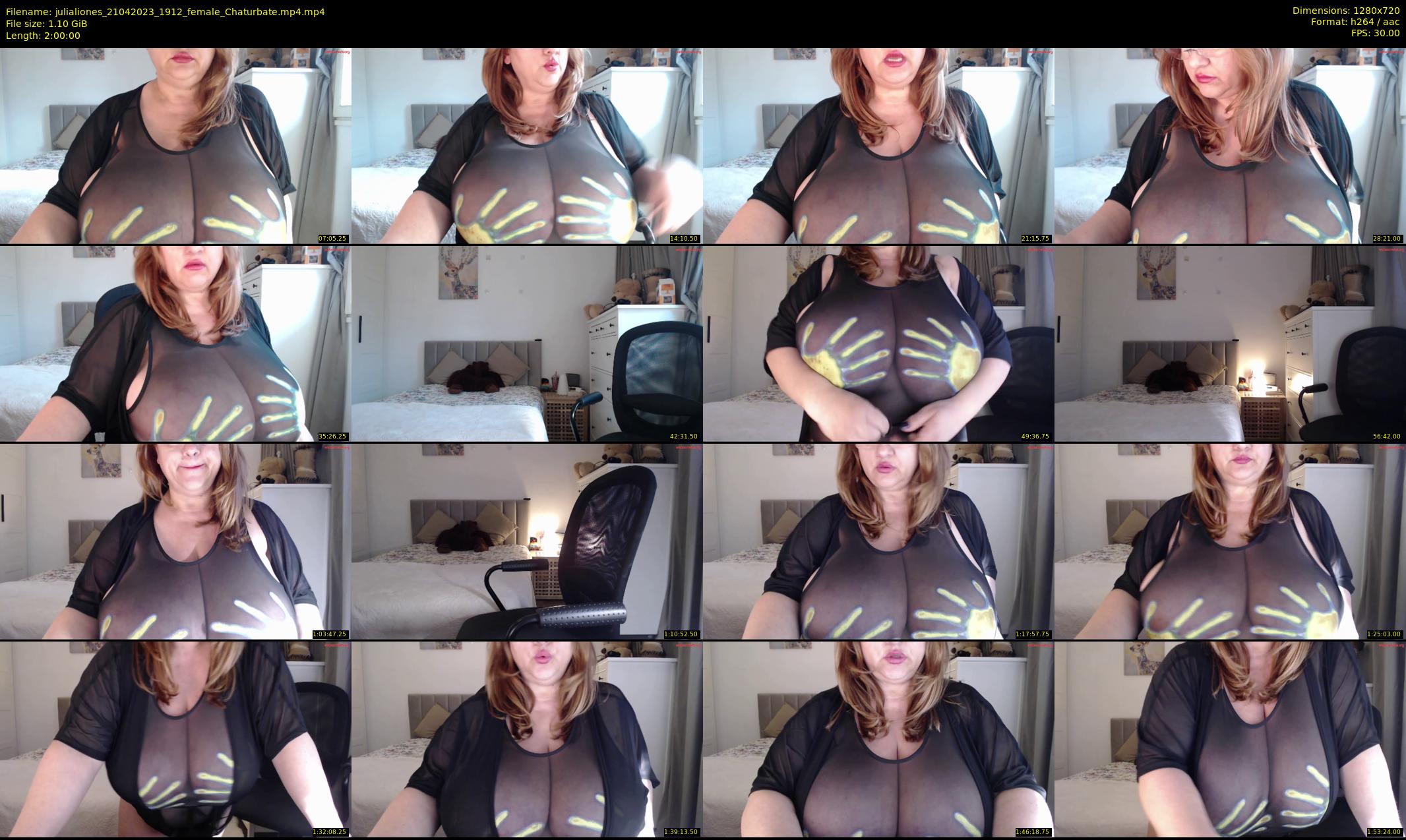 julialiones — 120 minute Chaturbate female cam show recording, 720p, Apr 21, 2023