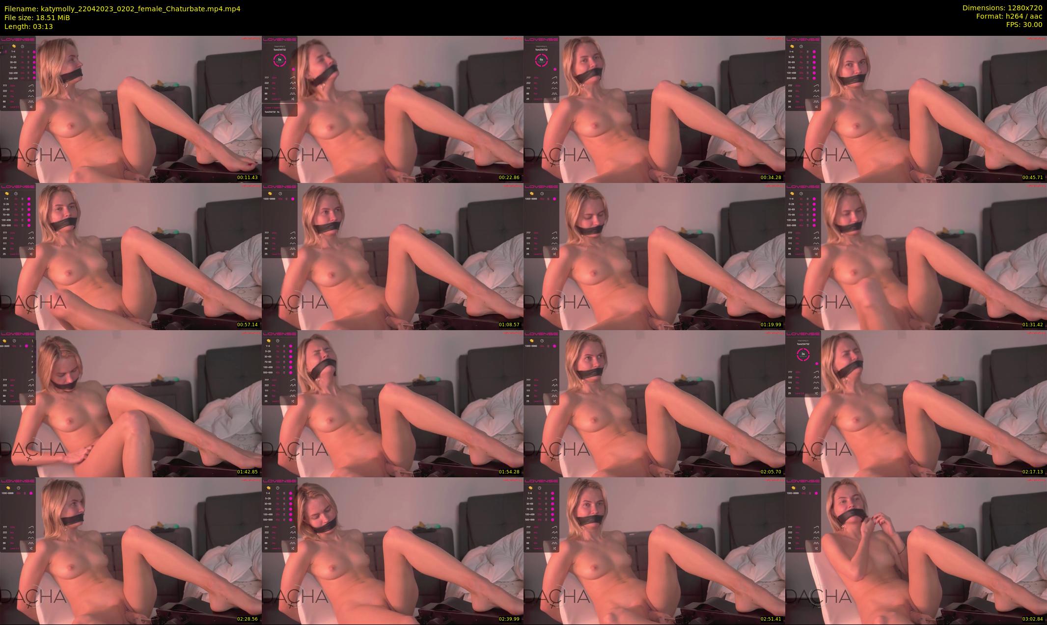 katymolly — 4 minute Chaturbate female cam show recording, 720p, Apr 22, 2023