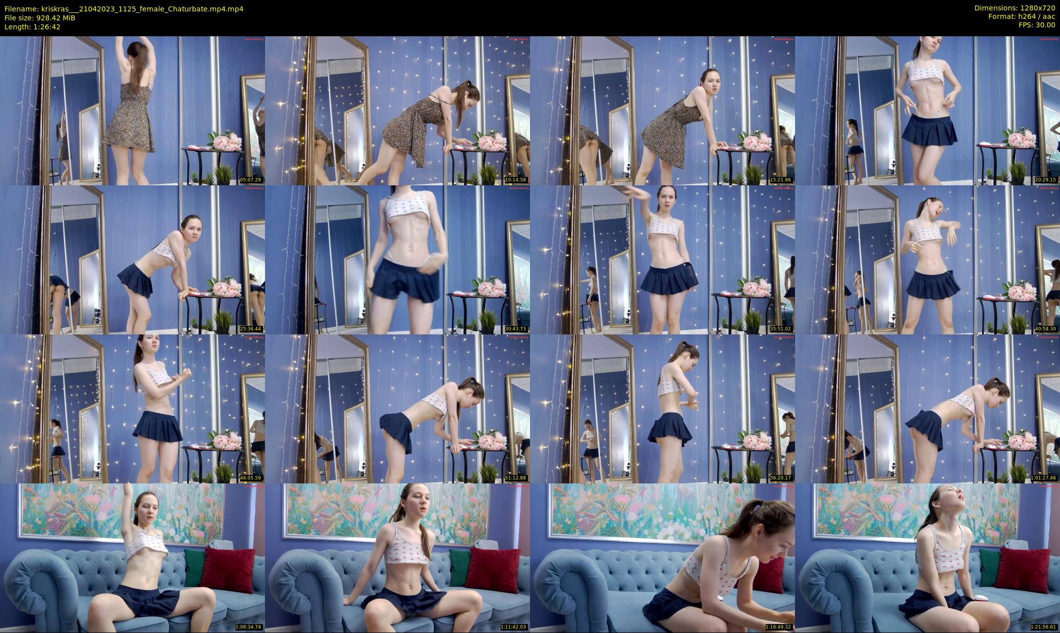 kriskras__ — 87 minute Chaturbate female cam show recording, 720p, Apr 21, 2023