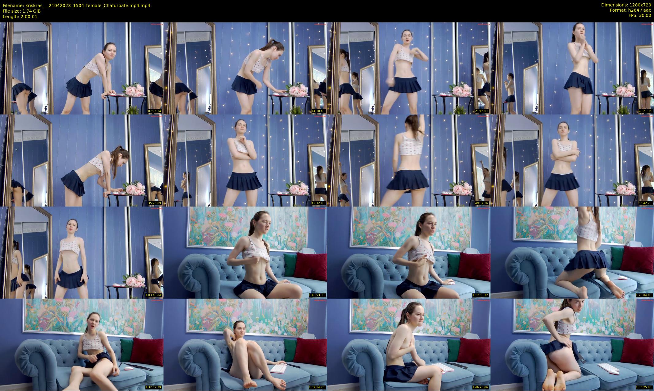 kriskras__ — 121 minute Chaturbate female cam show recording, 720p, Apr 21, 2023