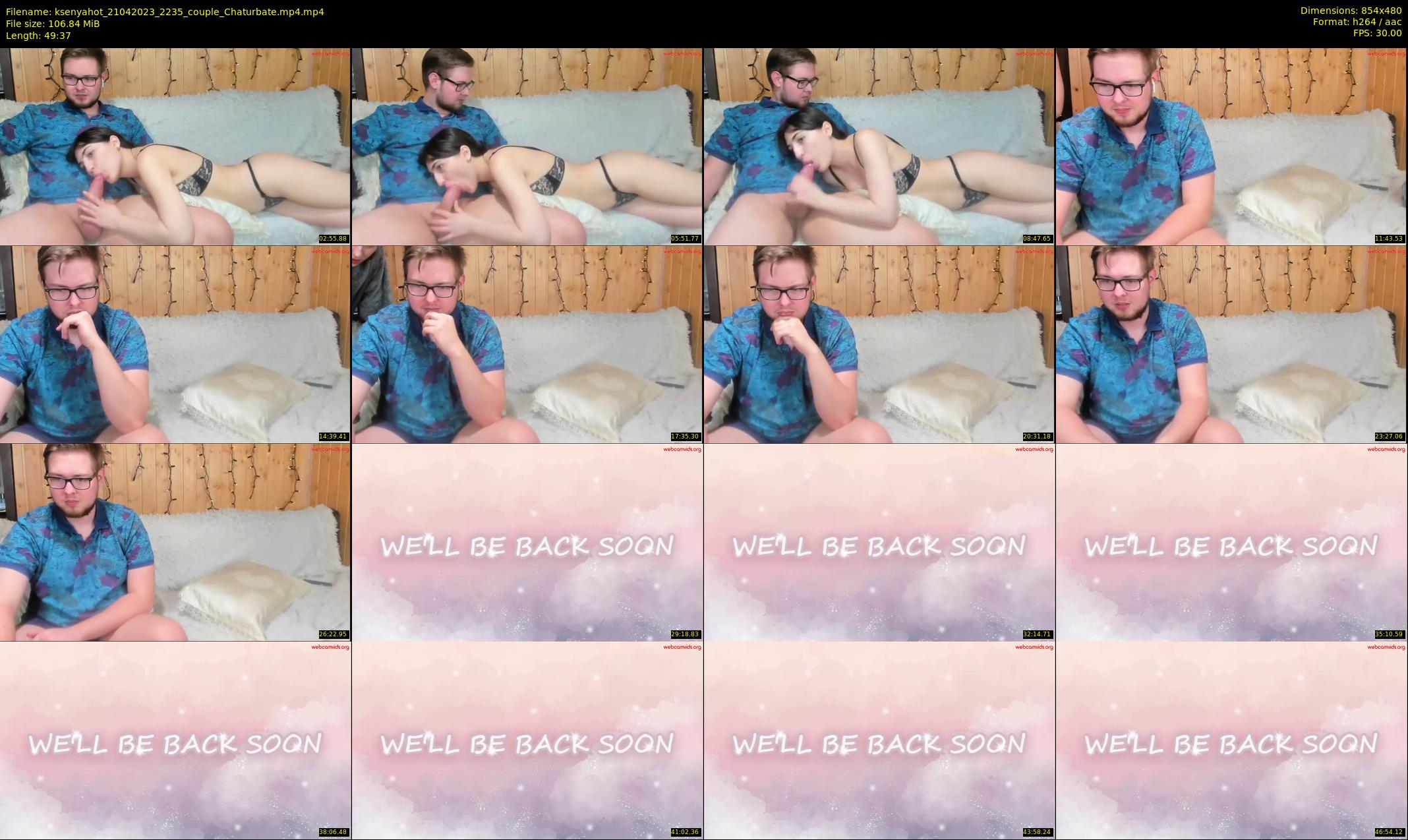 ksenyahot — 50 minute Chaturbate couple cam show recording, 480p, Apr 21, 2023