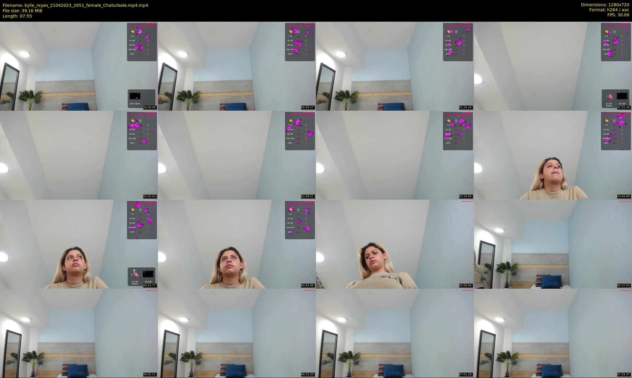 kylie_reyes — 8 minute Chaturbate female cam show recording, 720p, Apr 21, 2023