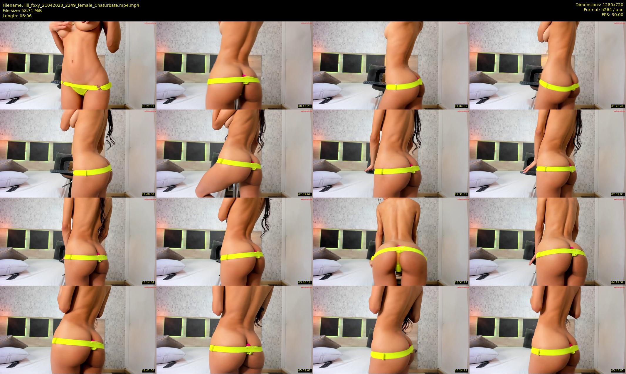 lili_foxy — 7 minute Chaturbate female cam show recording, 720p, Apr 21, 2023