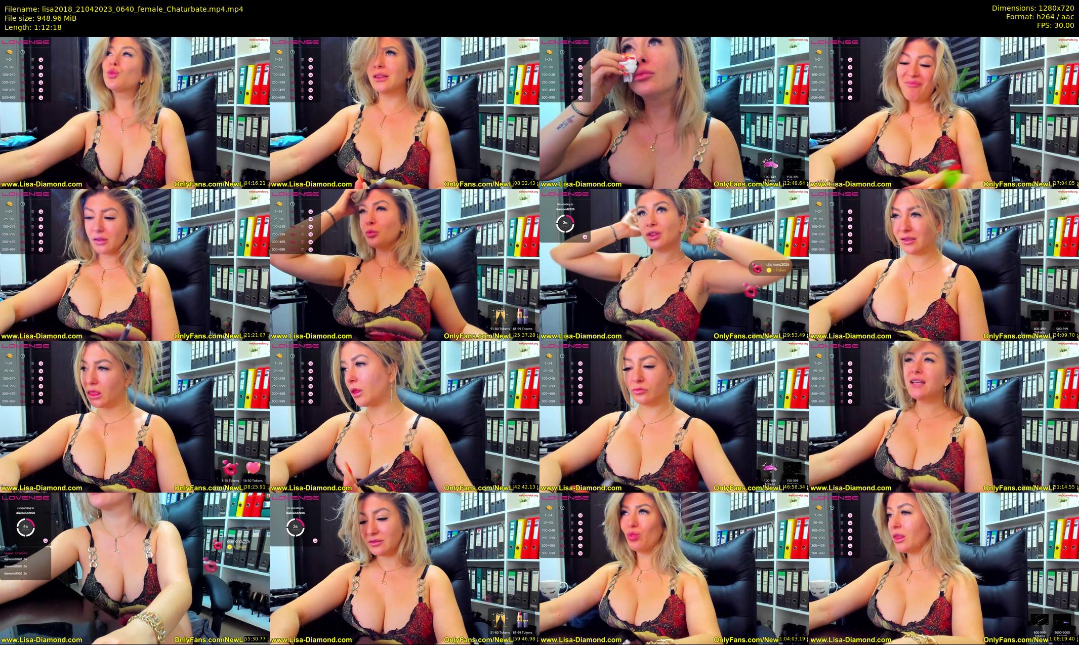 lisa2018 — 73 minute Chaturbate female cam show recording, 720p, Apr 21, 2023