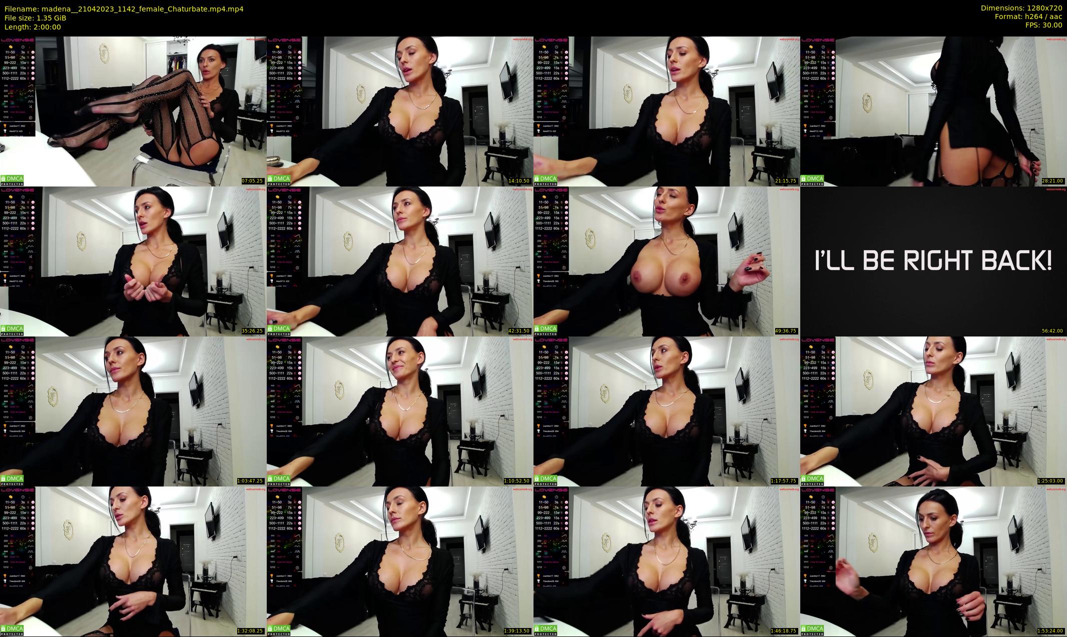 madena_ — 120 minute Chaturbate female cam show recording, 720p, Apr 21, 2023