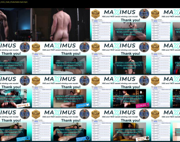 maximus_787 — 7 minute Chaturbate male cam show recording, 720p, Apr 21, 2023
