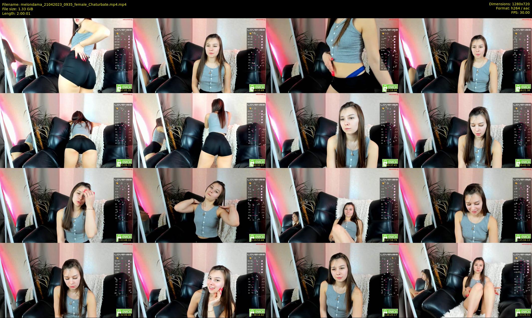 melondama — 121 minute Chaturbate female cam show recording, 720p, Apr 21, 2023