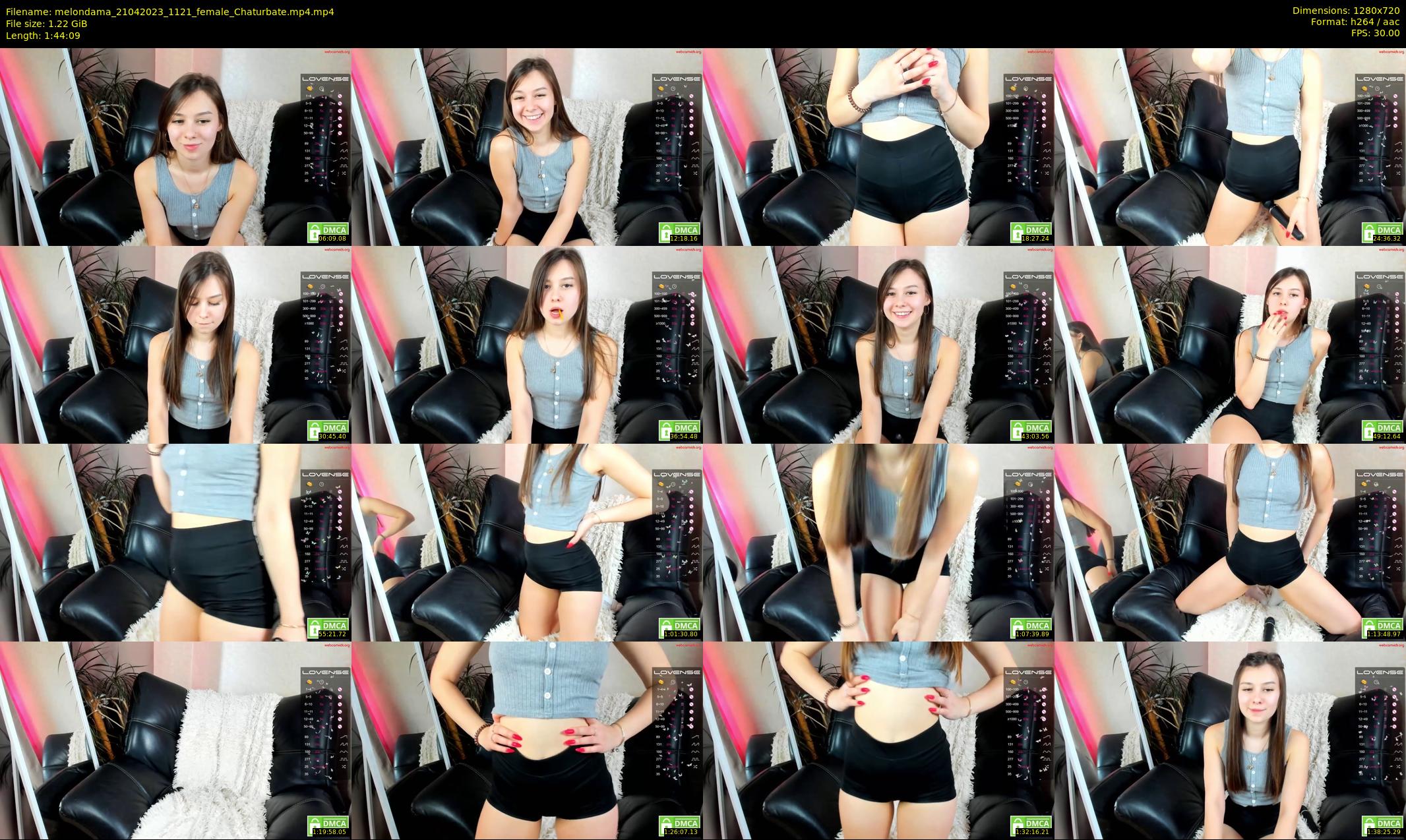 melondama — 105 minute Chaturbate female cam show recording, 720p, Apr 21, 2023