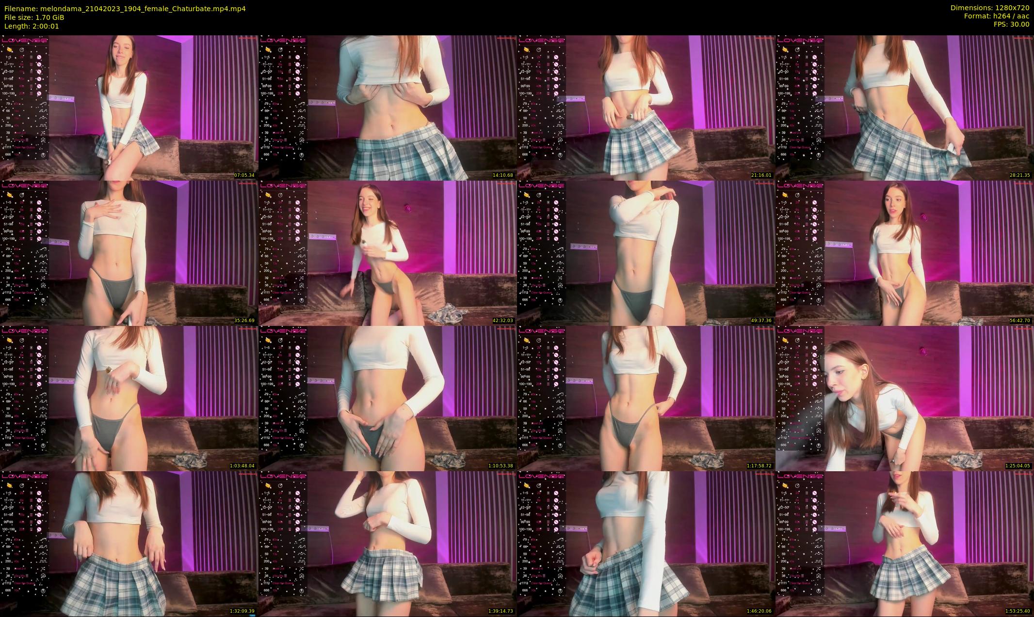 melondama — 121 minute Chaturbate female cam show recording, 720p, Apr 21, 2023