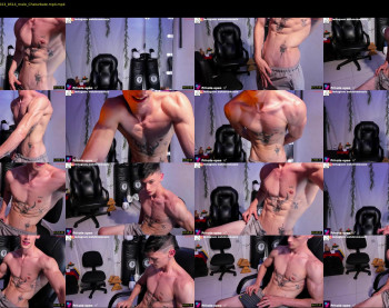 metatron_muscle — 42 minute Chaturbate male cam show recording, 720p, Apr 22, 2023