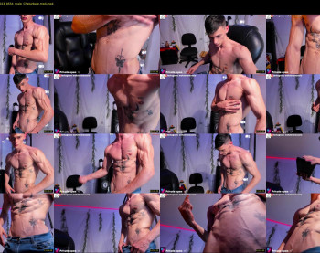 metatron_muscle — 19 minute Chaturbate male cam show recording, 720p, Apr 22, 2023