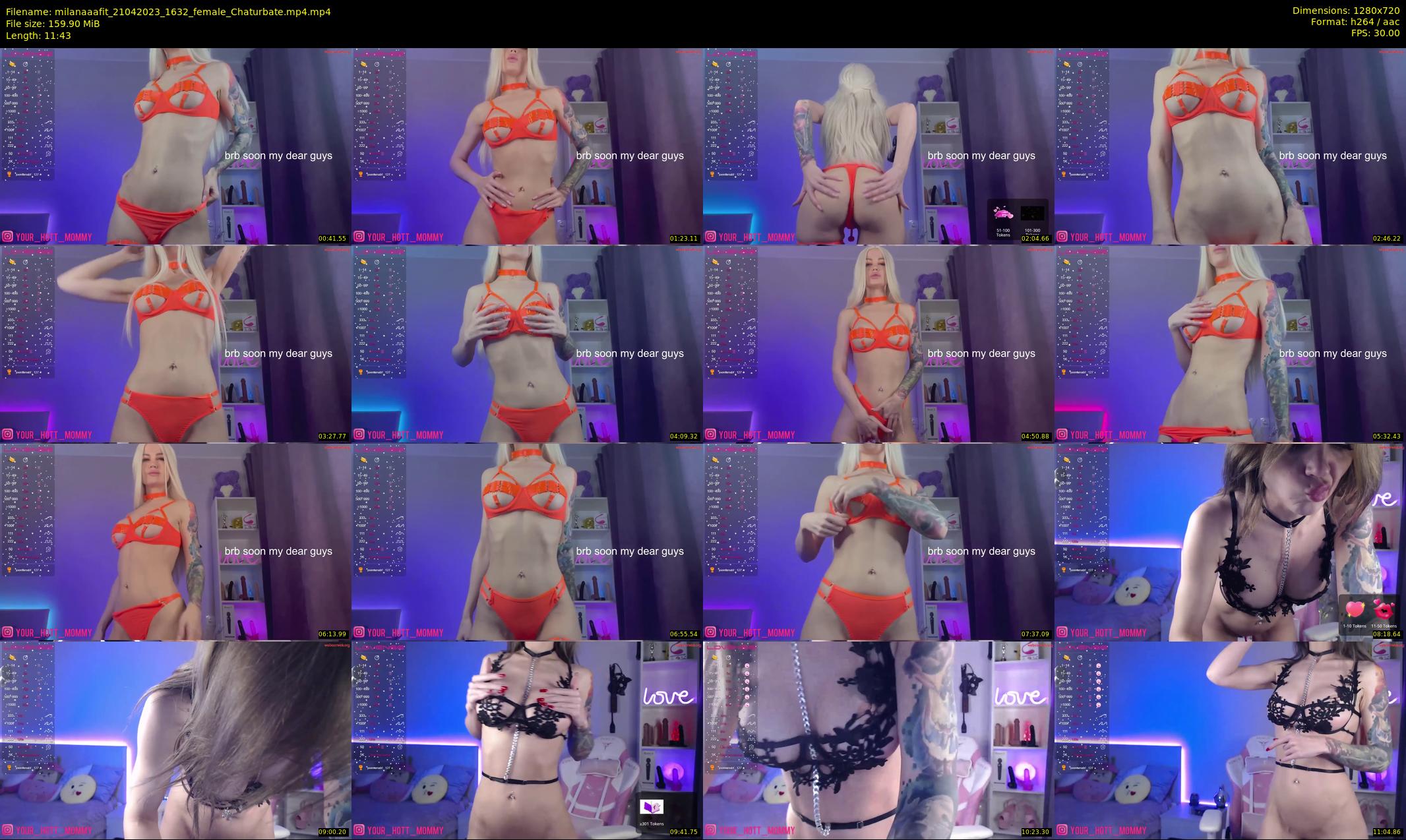 milanaaafit — 12 minute Chaturbate couple cam show recording, 720p, Apr 21, 2023