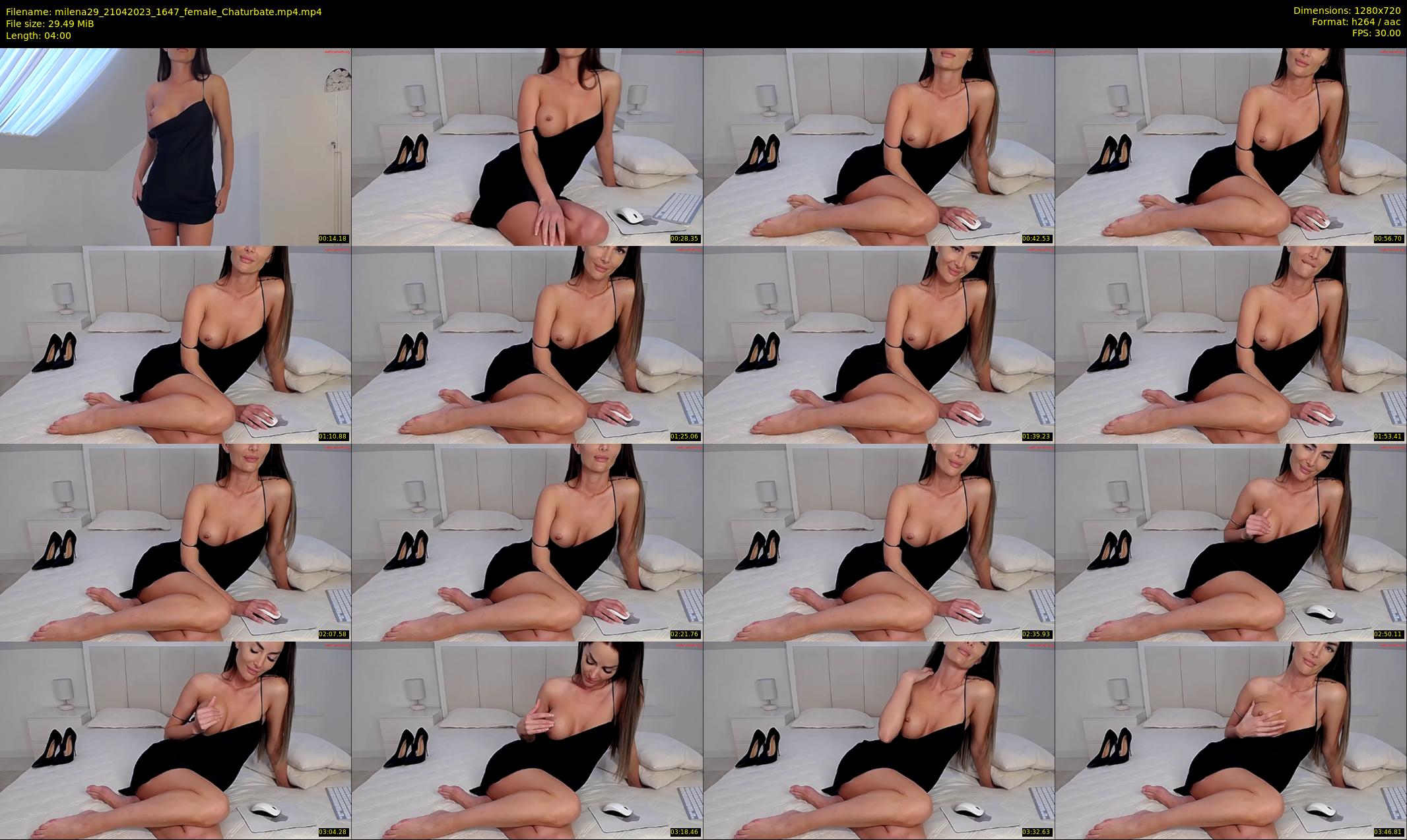 milena29 — 4 minute Chaturbate female cam show recording, 720p, Apr 21, 2023