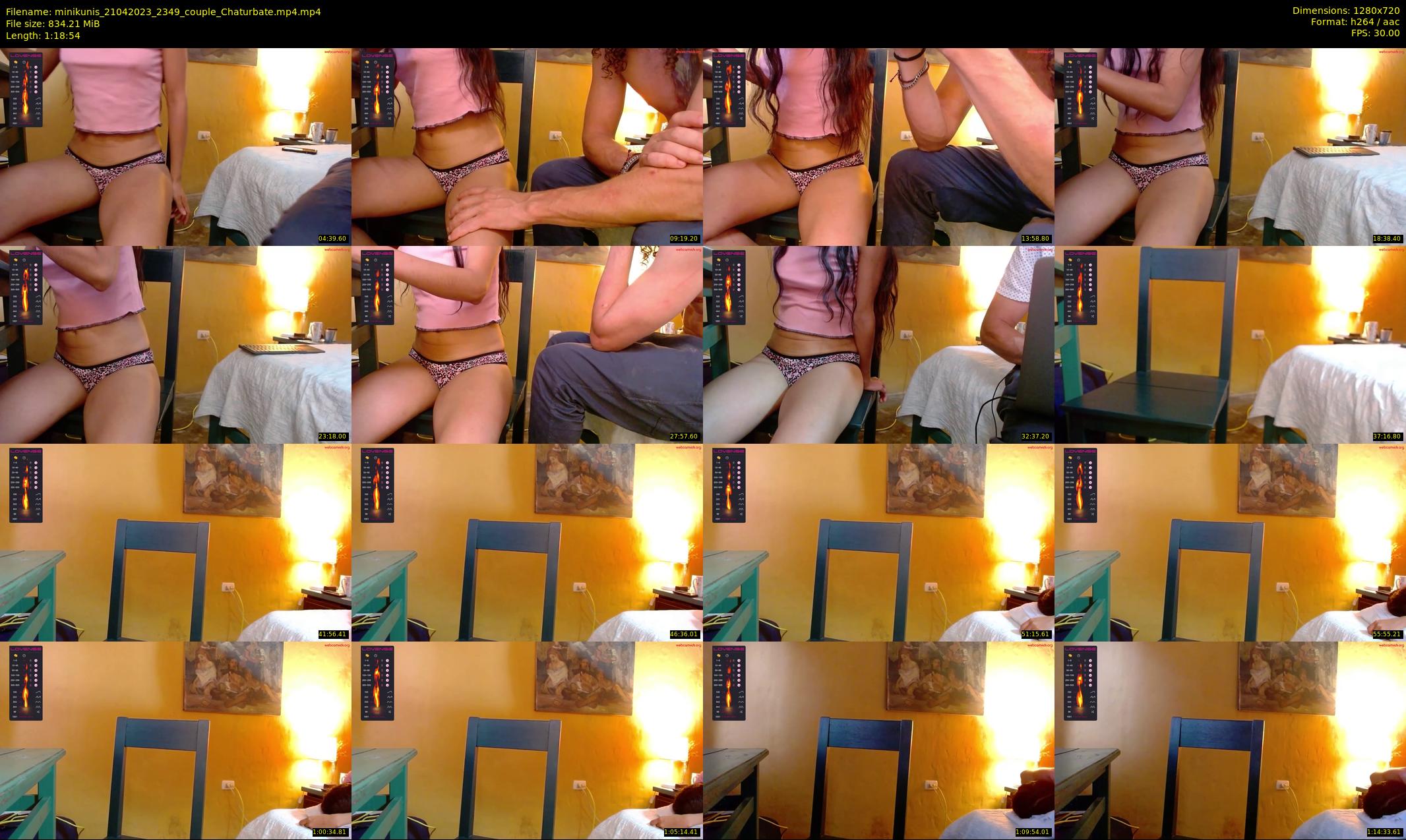 minikunis — 79 minute Chaturbate couple cam show recording, 720p, Apr 21, 2023