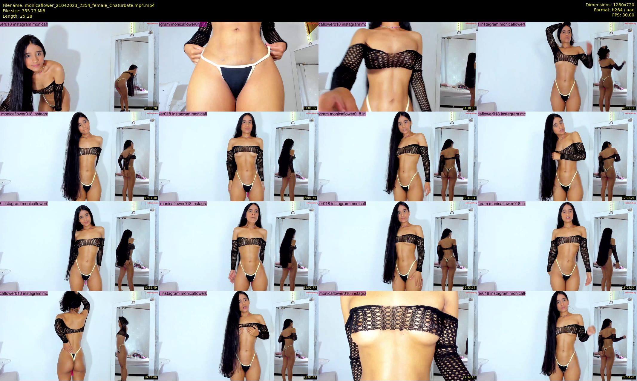 monicaflower — 26 minute Chaturbate female cam show recording, 720p, Apr 21, 2023