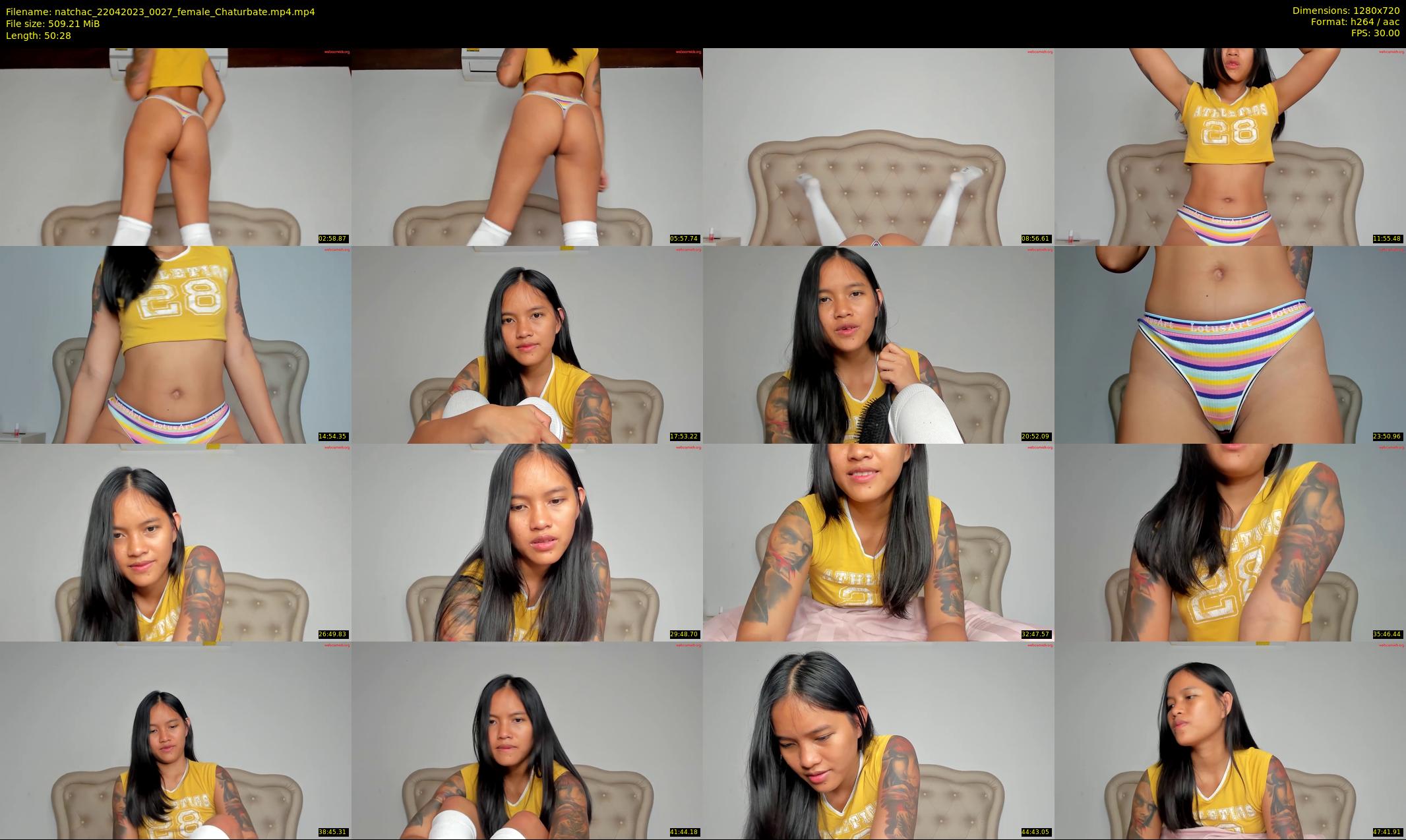 natchac — 51 minute Chaturbate female cam show recording, 720p, Apr 22, 2023