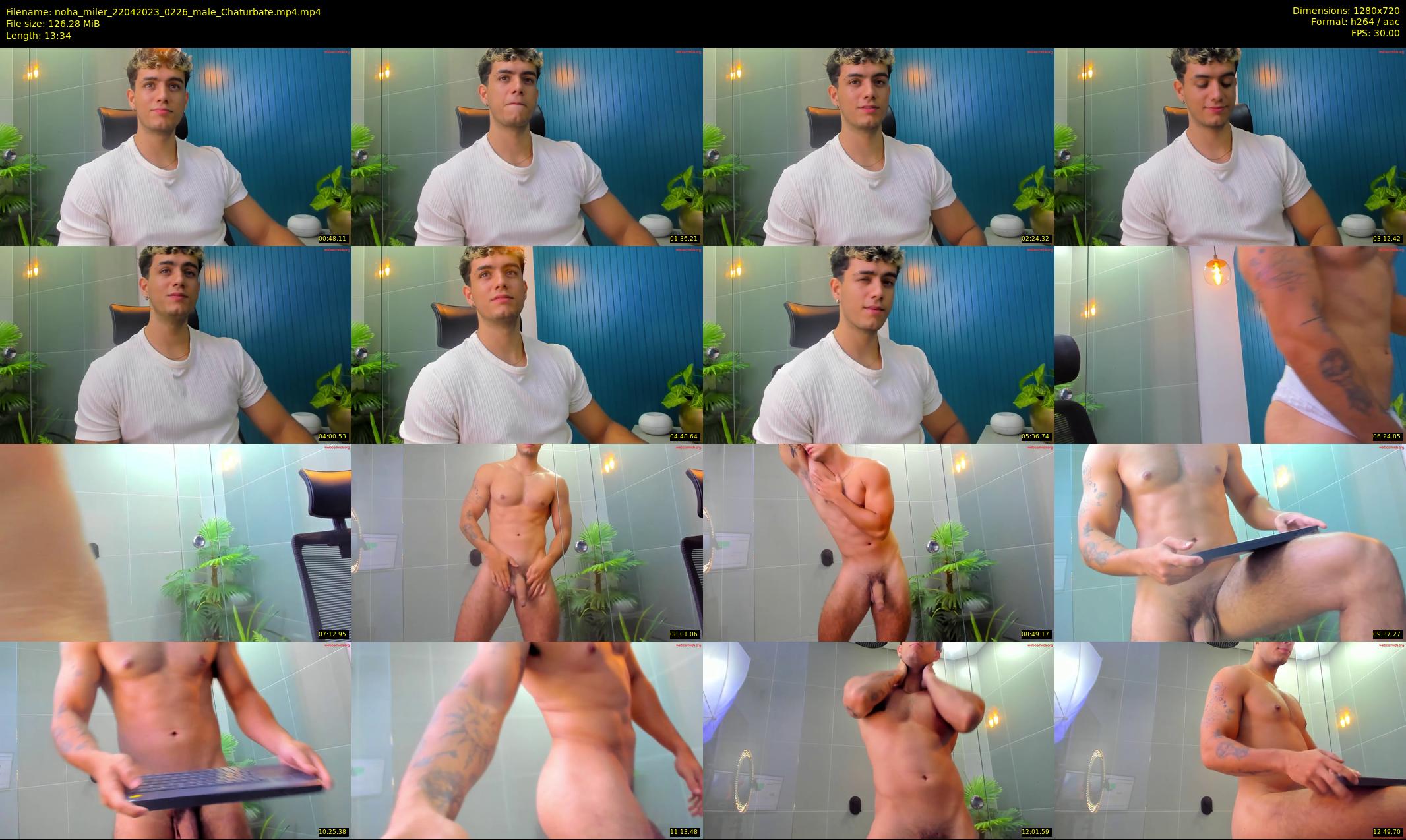 noha_miler — 14 minute Chaturbate male cam show recording, 720p, Apr 22, 2023