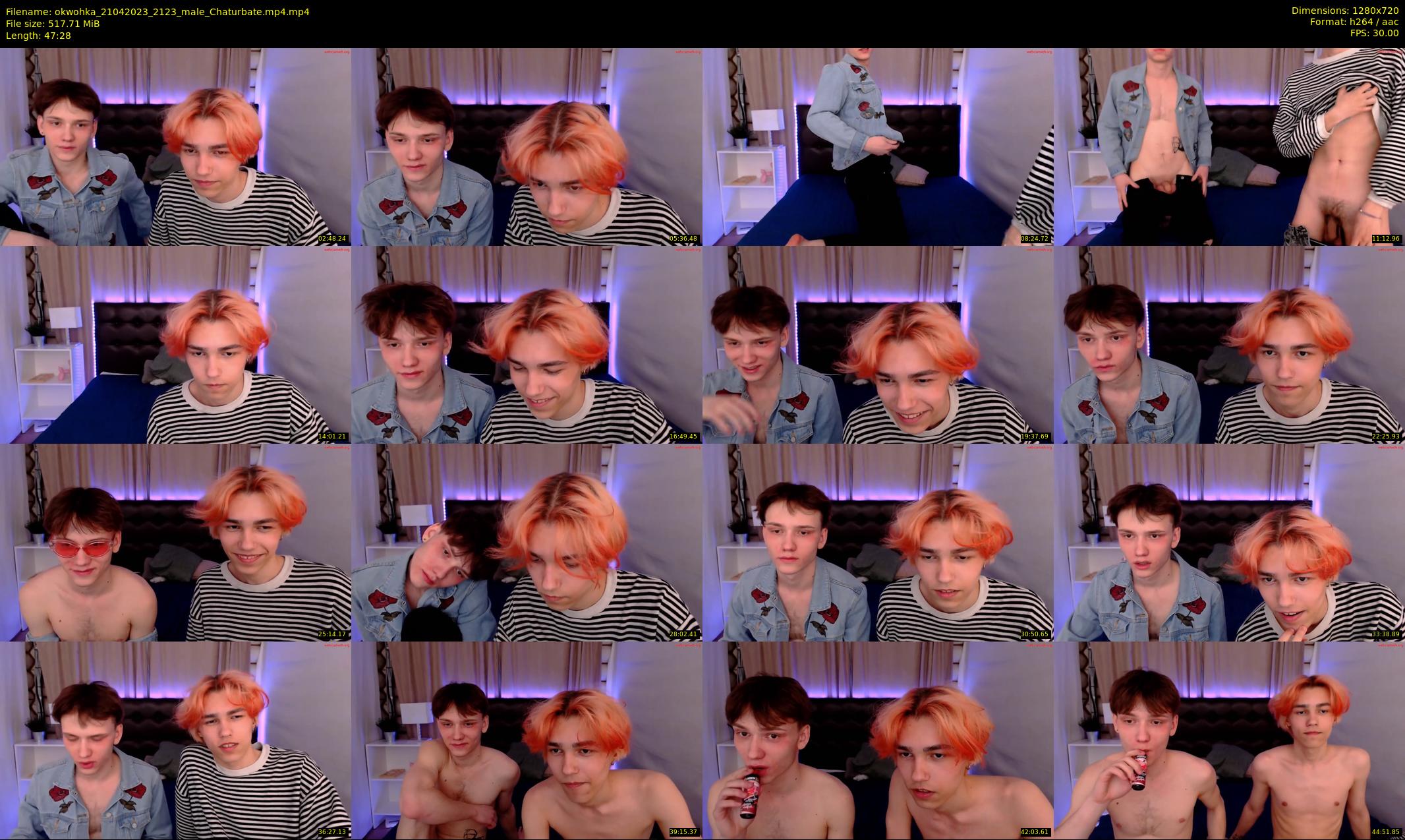 okwohka — 48 minute Chaturbate couple cam show recording, 720p, Apr 21, 2023