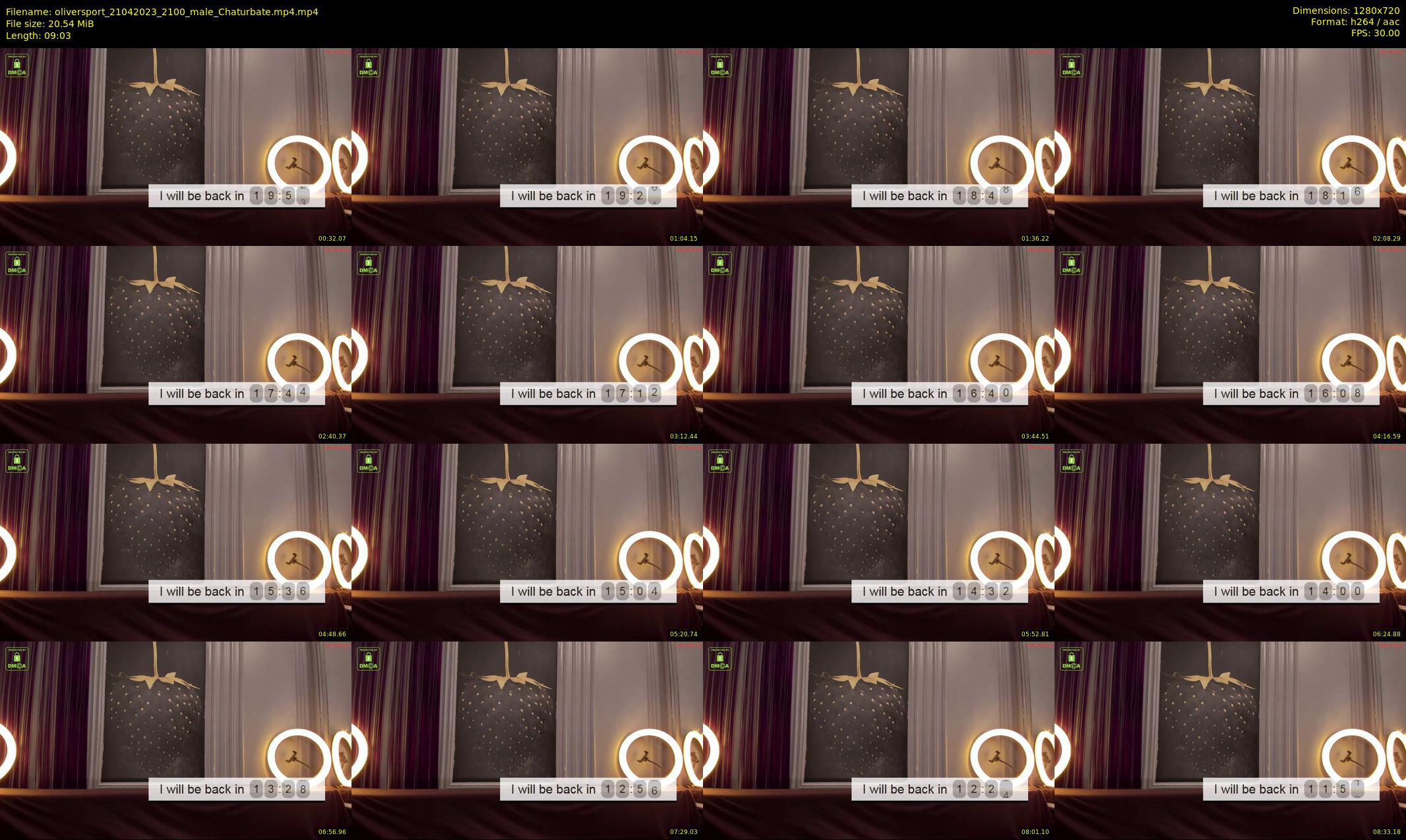 oliversport — 10 minute Chaturbate male cam show recording, 720p, Apr 21, 2023