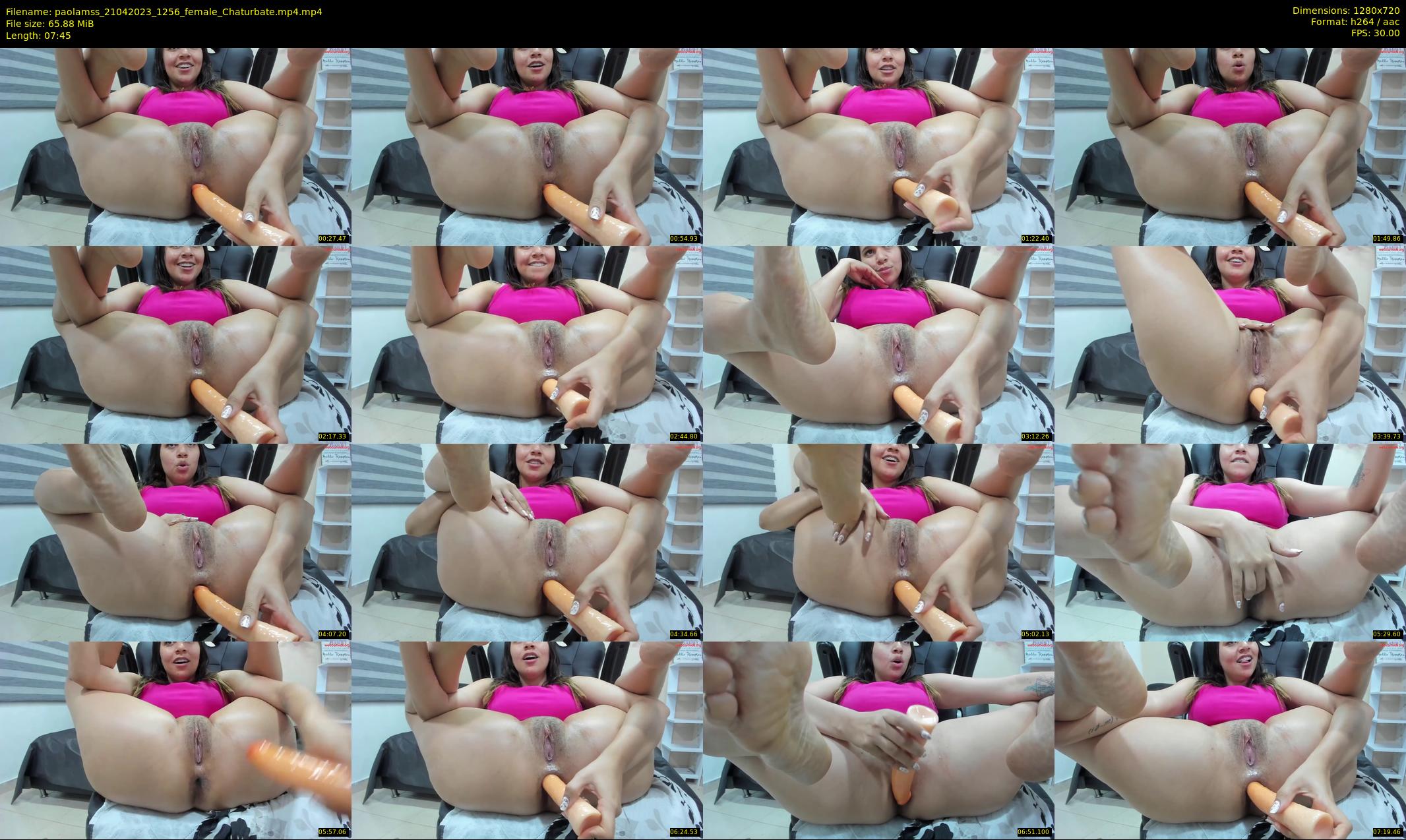 paolamss — 8 minute Chaturbate female cam show recording, 720p, Apr 21, 2023