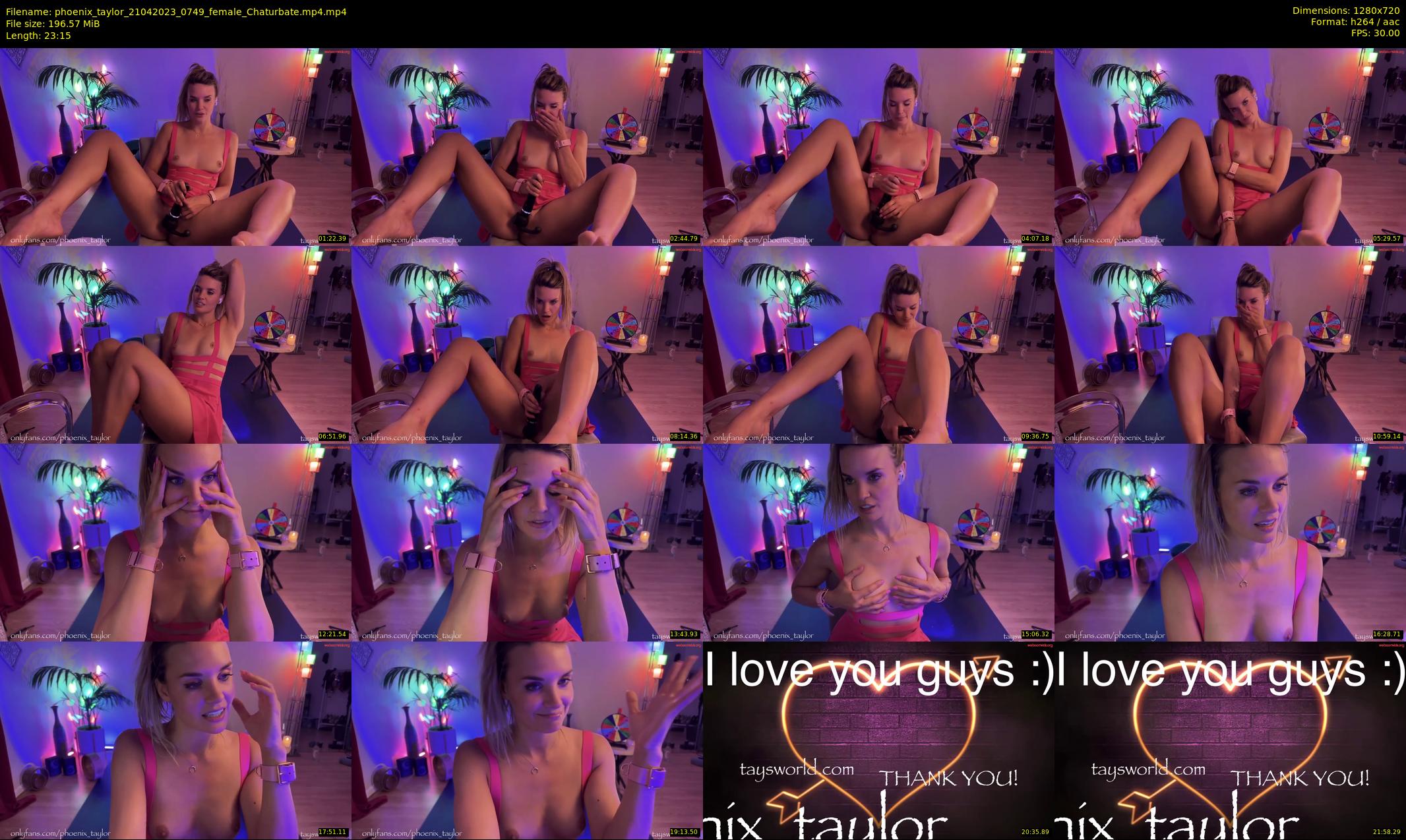 phoenix_taylor — 24 minute Chaturbate female cam show recording, 720p, Apr 21, 2023