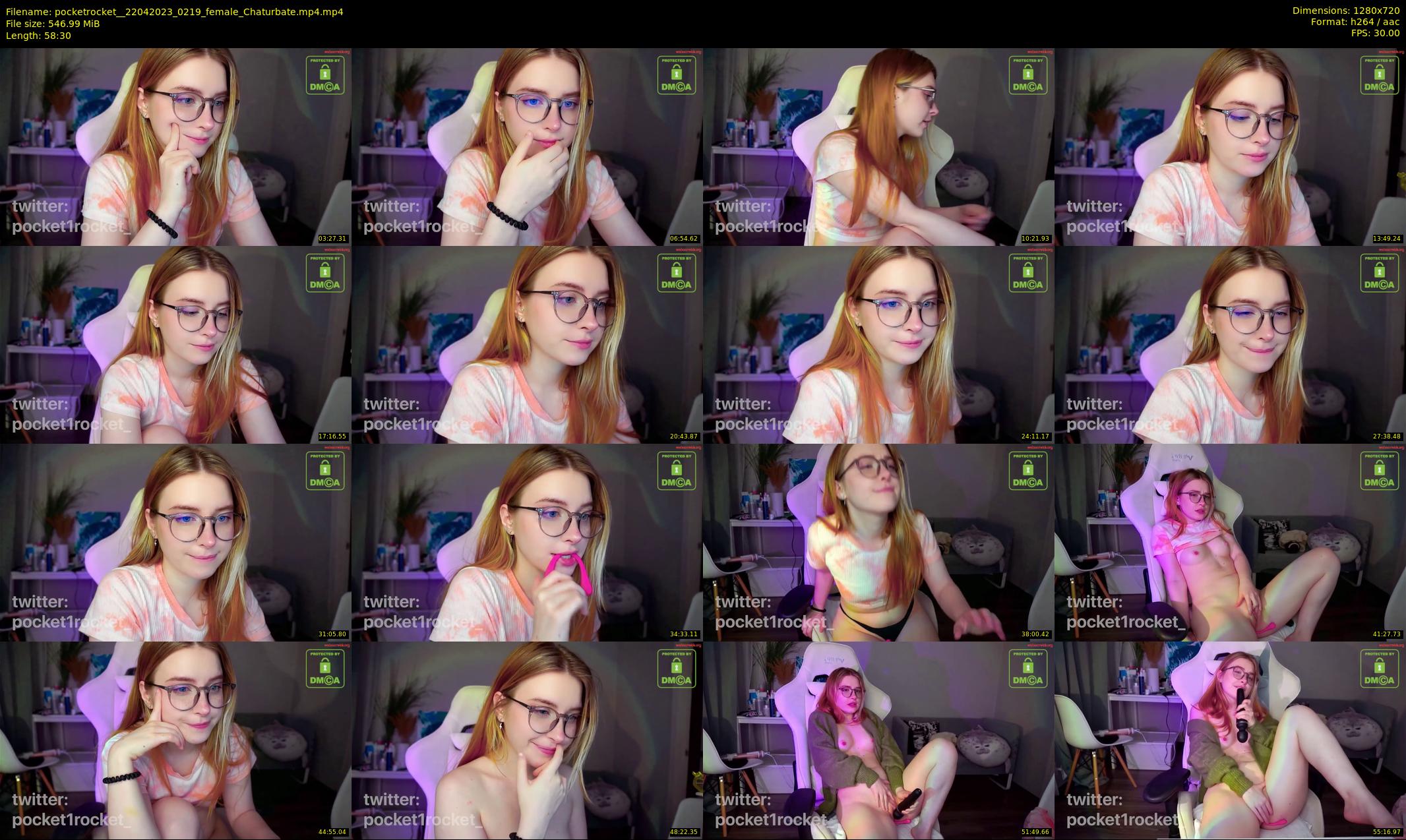 pocketrocket_ — 59 minute Chaturbate female cam show recording, 720p, Apr 22, 2023
