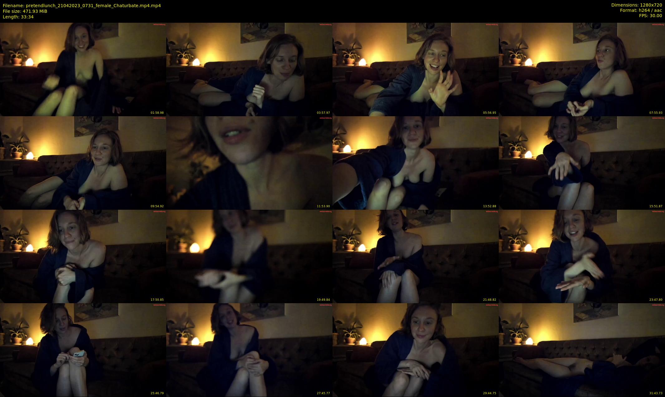 pretendlunch — 34 minute Chaturbate couple cam show recording, 720p, Apr 21, 2023