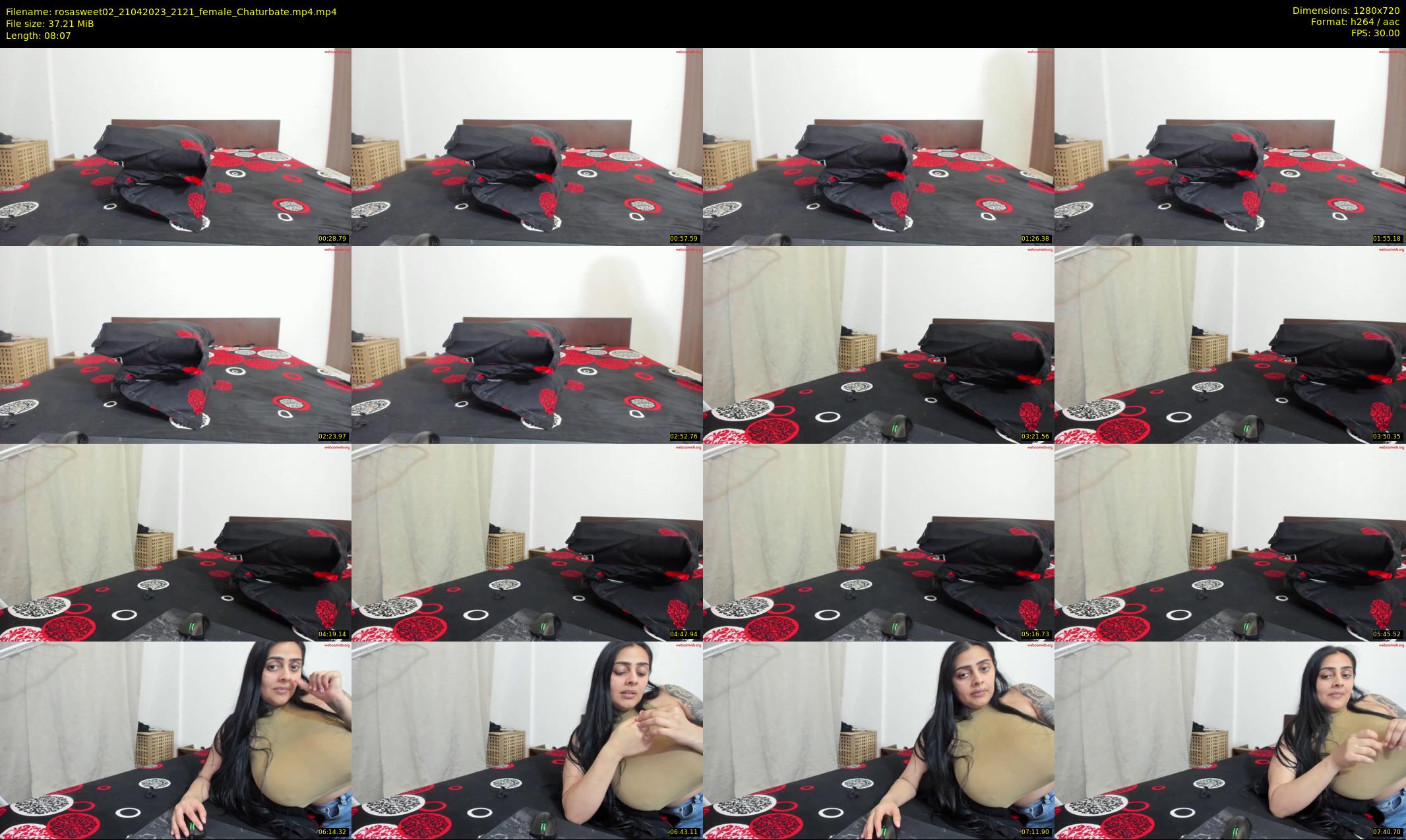 rosasweet02 — 9 minute Chaturbate female cam show recording, 720p, Apr 21, 2023