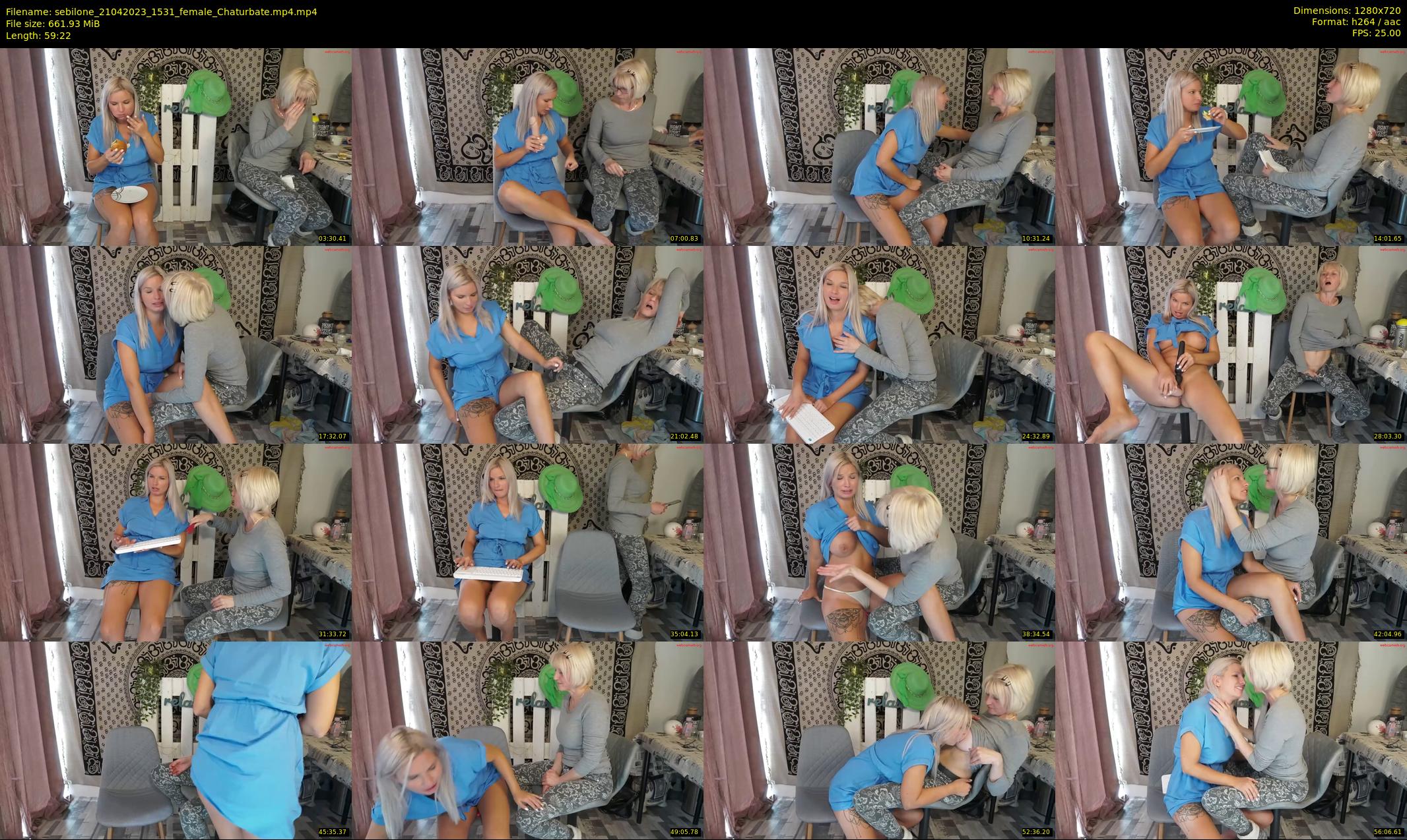 sebilone — 60 minute Chaturbate couple cam show recording, 720p, Apr 21, 2023