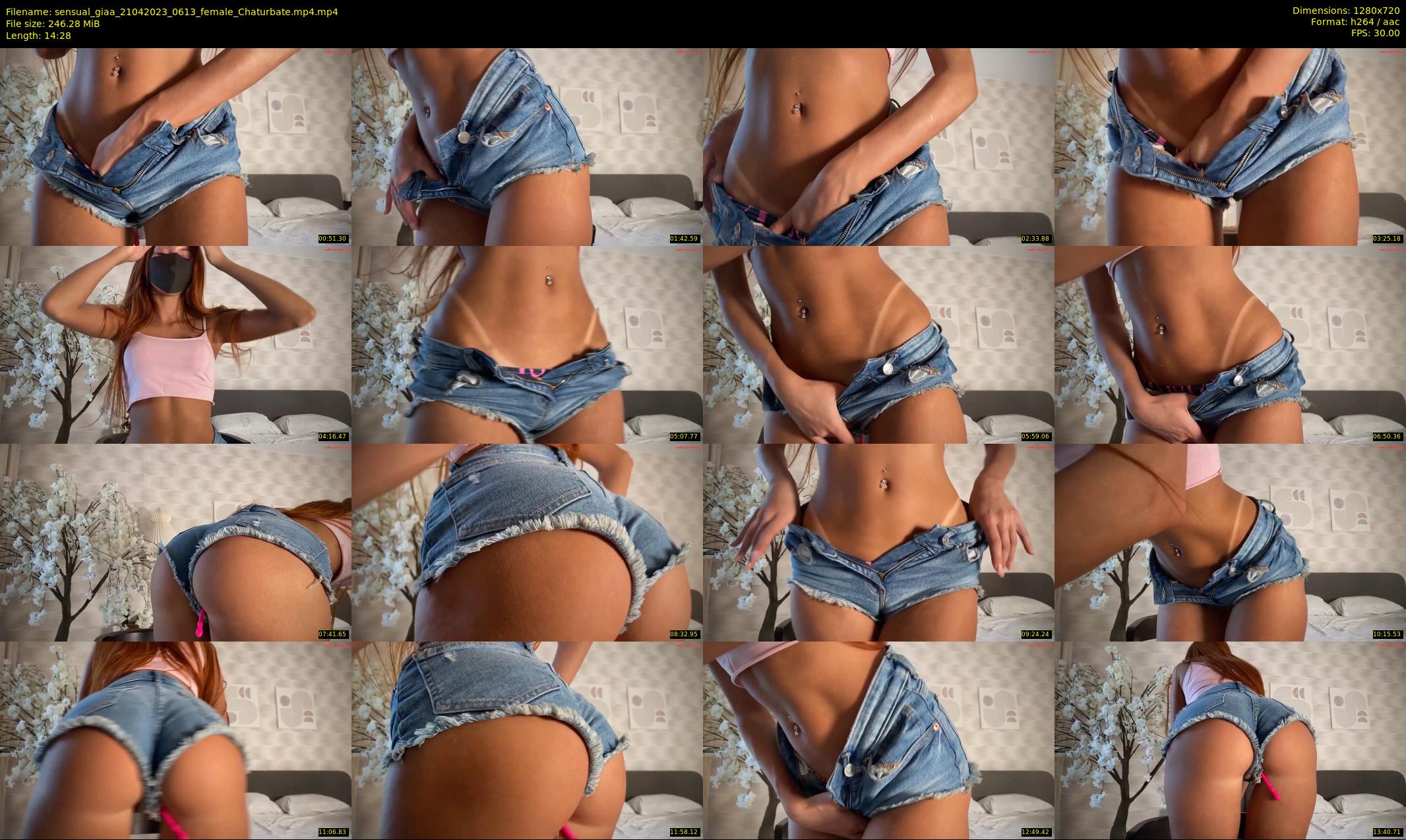 sensual_giaa — 15 minute Chaturbate female cam show recording, 720p, Apr 21, 2023