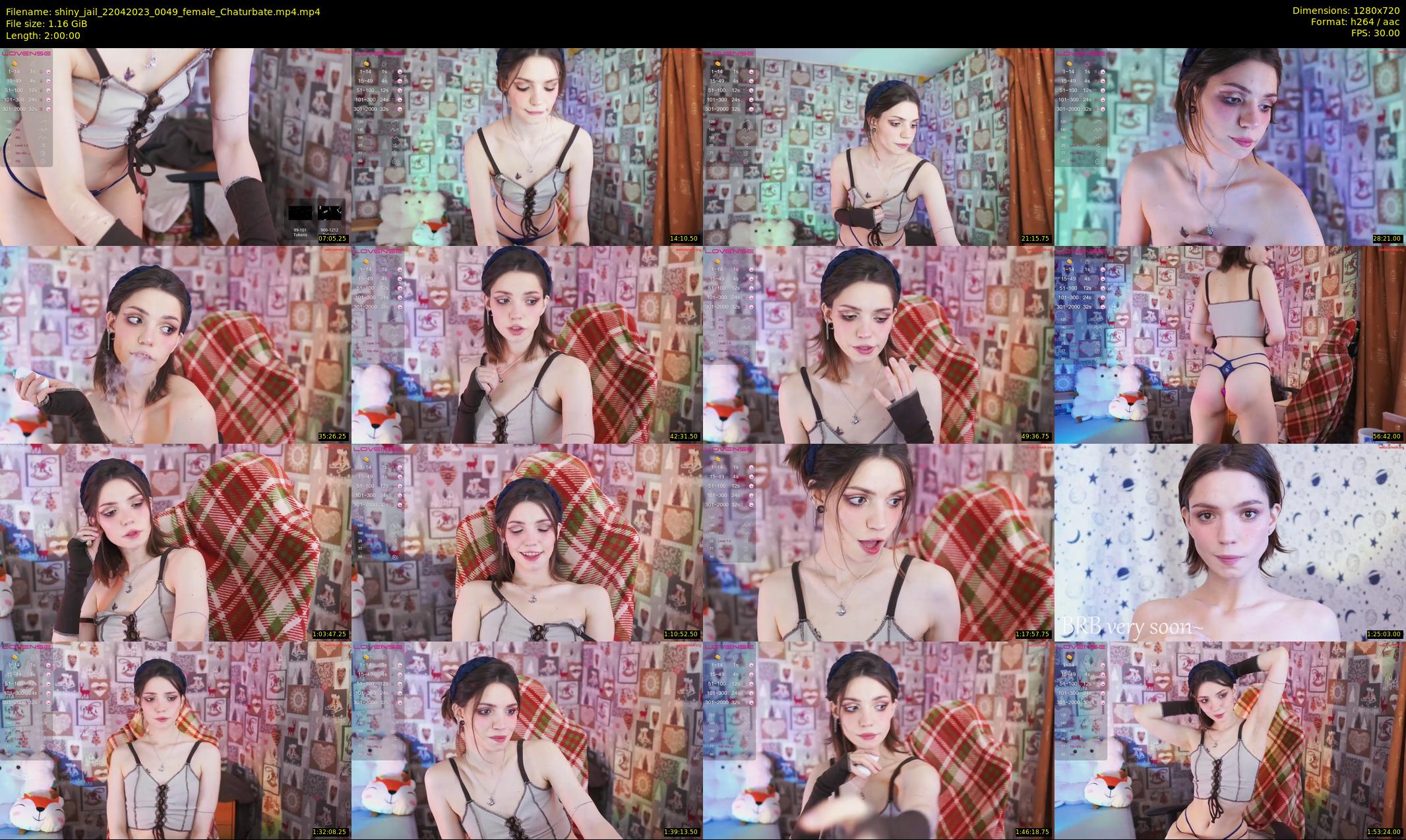 shiny_jail — 120 minute Chaturbate female cam show recording, 720p, Apr 22, 2023