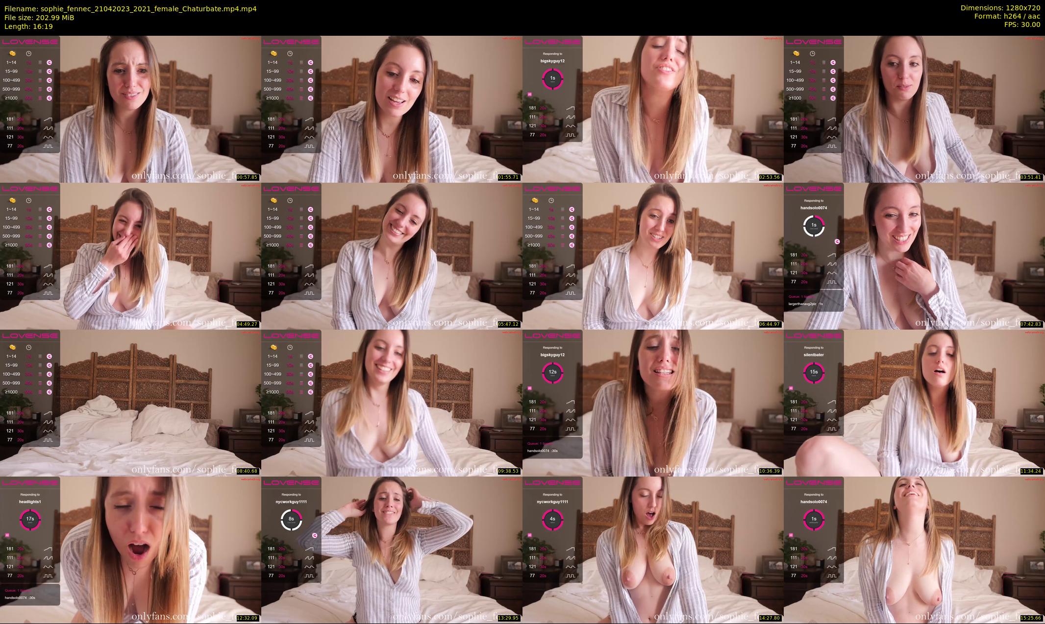 sophie_fennec — 17 minute Chaturbate female cam show recording, 720p, Apr 21, 2023
